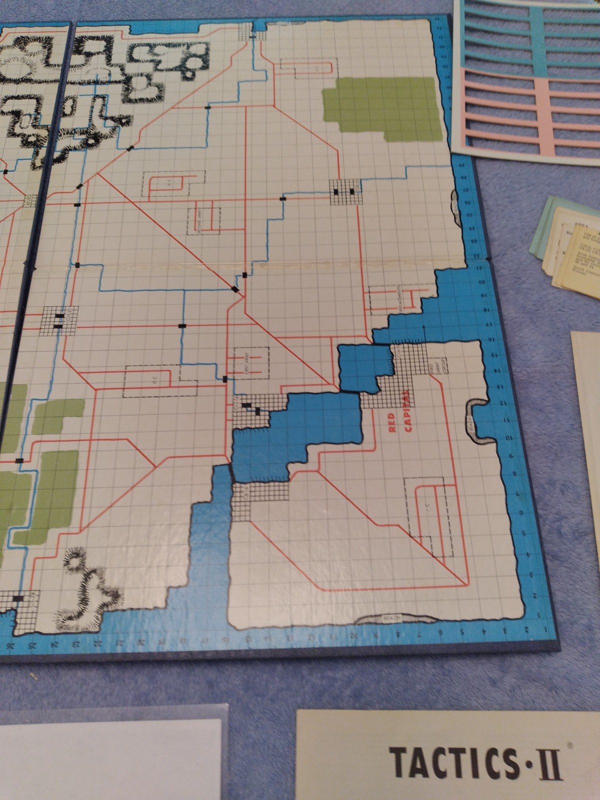 Vintage 1961 Avalon Hill Tactics II Realistic War Board Game All Original Rare