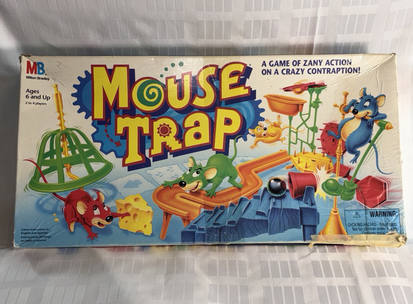 VINTAGE Mouse Trap COMPLETE Milton Bradley 1994 Classic Board Game Kids Family
