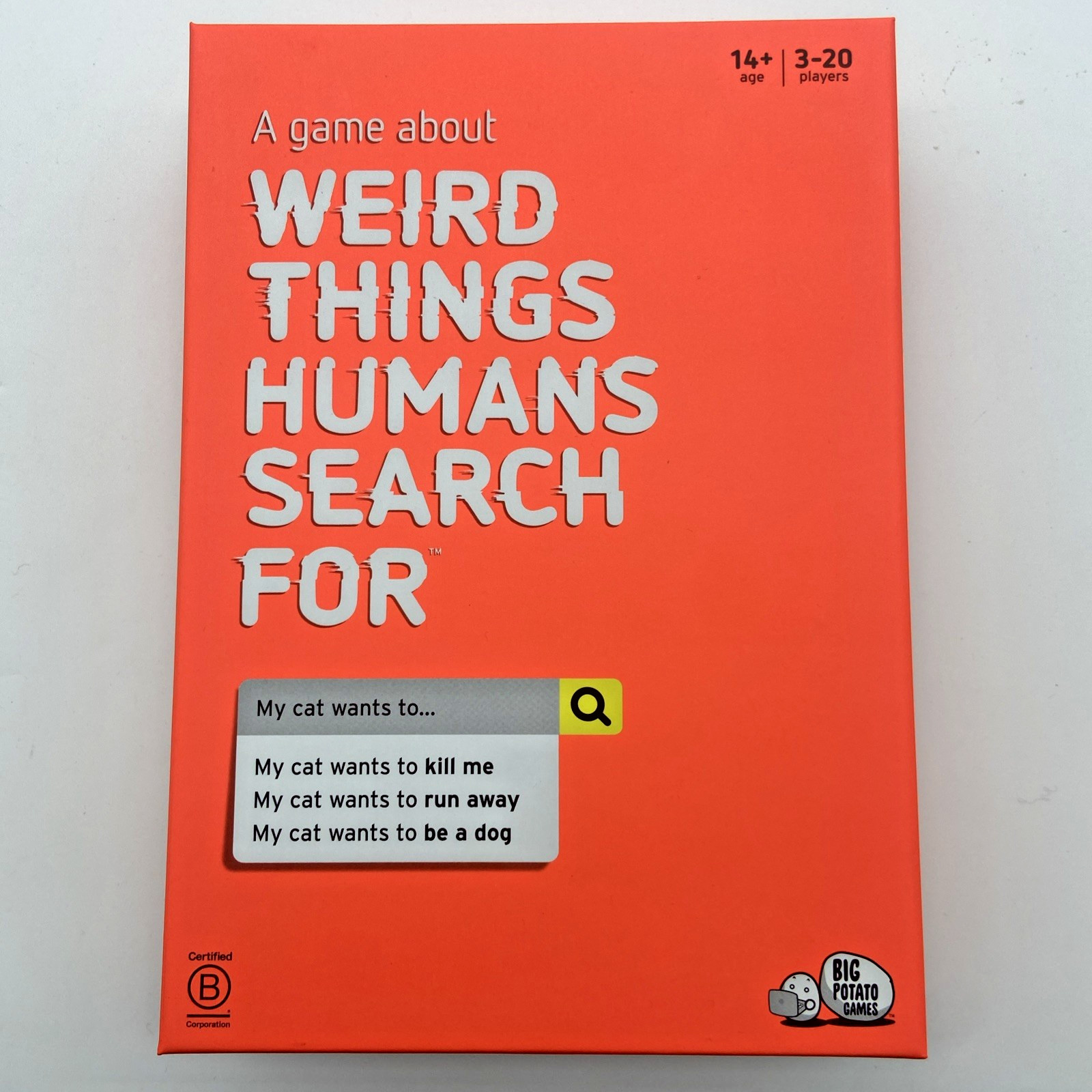 Weird Things Humans Search For Card And Party Game 14 And Up