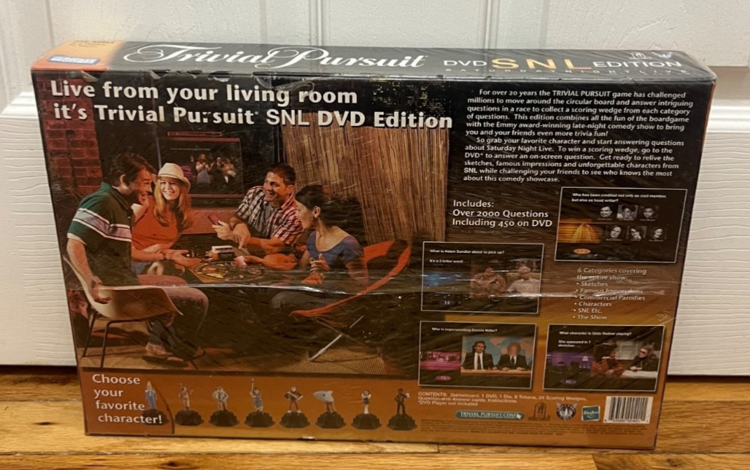 NEW-2004 Trivial Pursuit SNL DVD Edition Saturday Night Live Trivia Board Game!