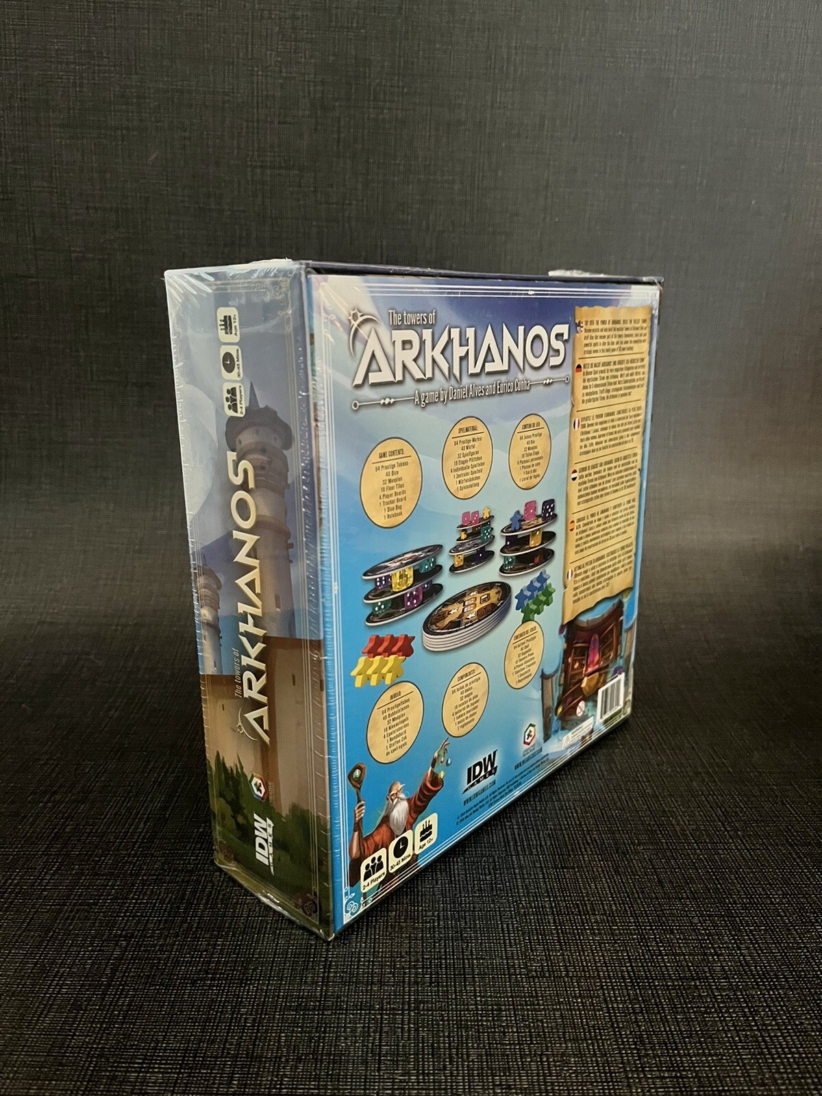 The Towers of Arkhanos – A Dice Drafting, Tower Building Game for 2 to 4 Players
