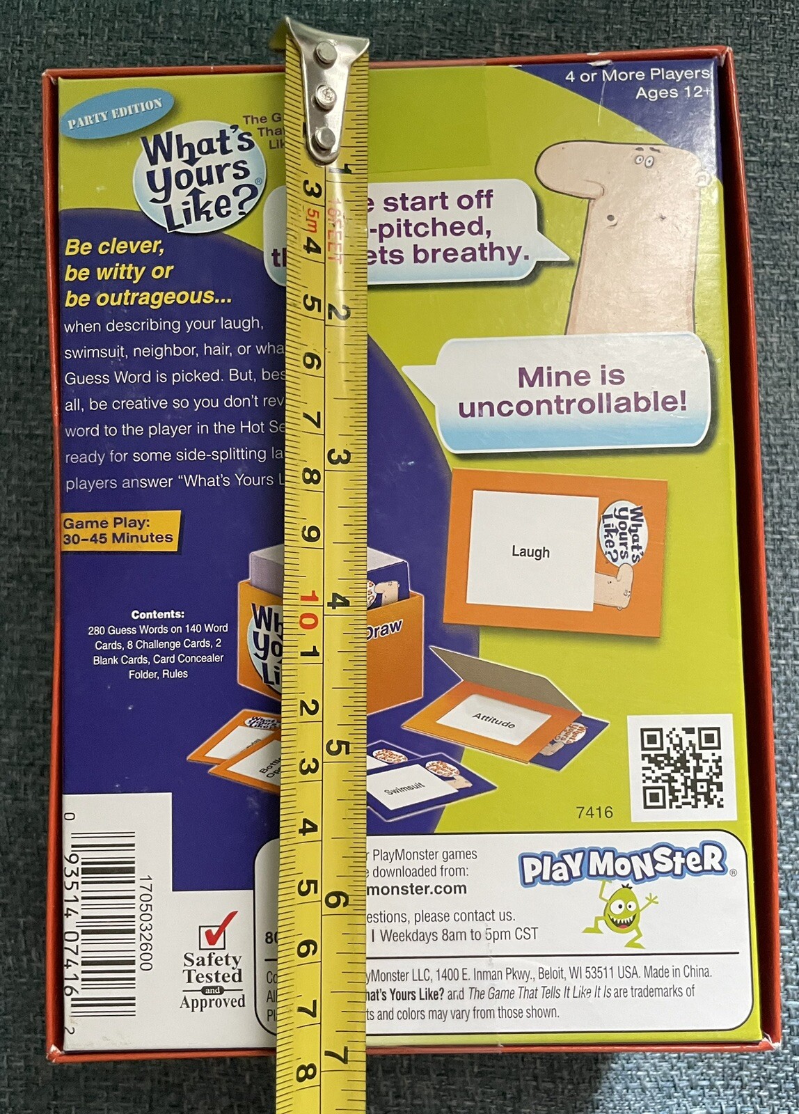 What’s Yours Like? Hilarious Party Edition Game 4+players Ages 12+ PlayMonster