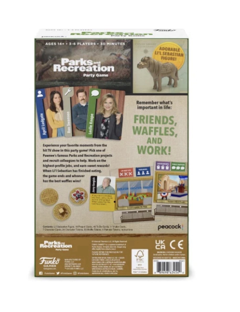 Funko Parks and Recreation Party Game,for ages 14 years – New & Sealed