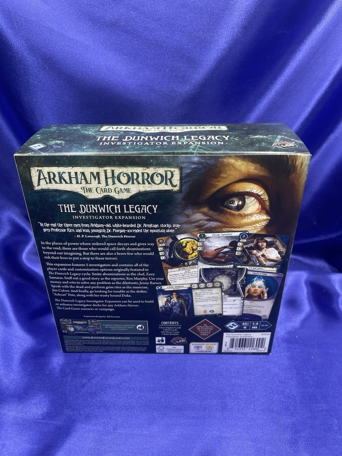 Arkham Horror LCG – The Dunwich Legacy Investigators Expansion OOP Open Box