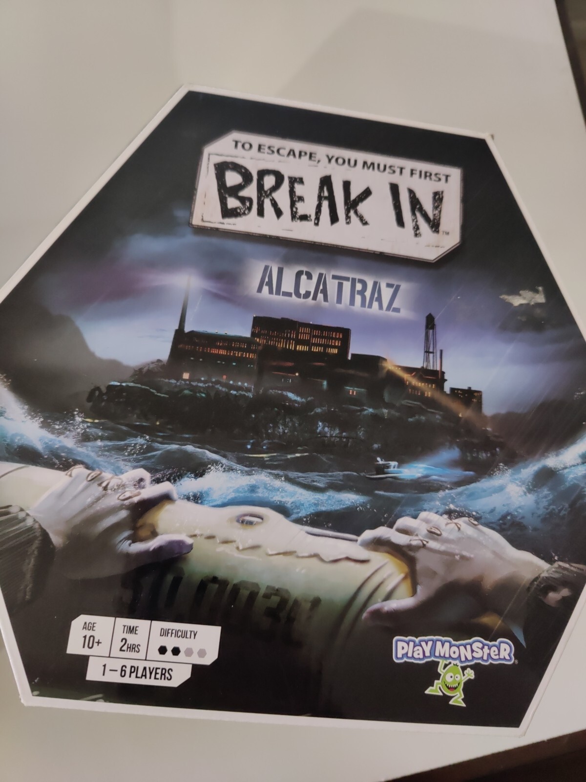Play Monster Board Game – Break In – Alcatraz EUC