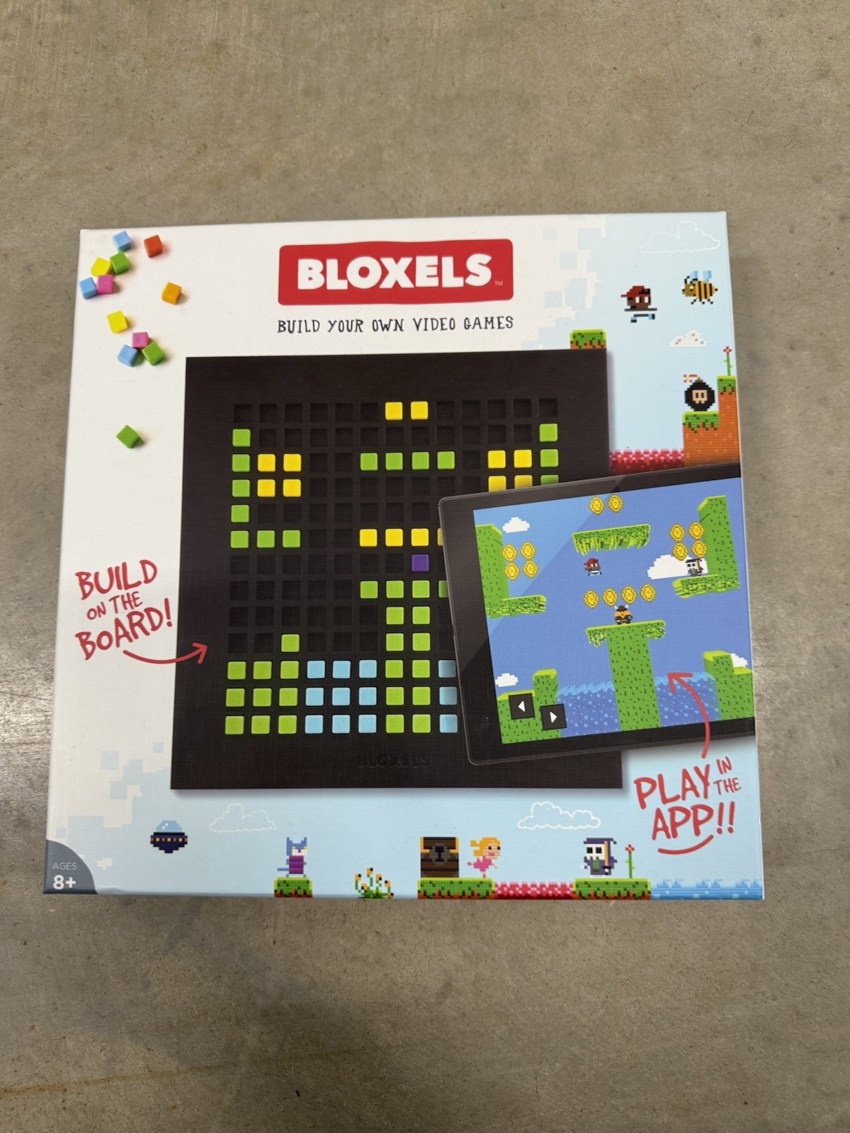 Bloxels: Build Your Own Video Games Board Game Mattel 2016 Pixel Press