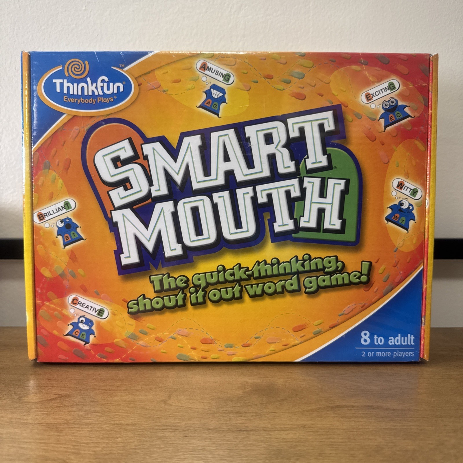 SMART MOUTH Quick Thinking Shout It Out WORD GAME 2+ Players 2001 Binary Arts