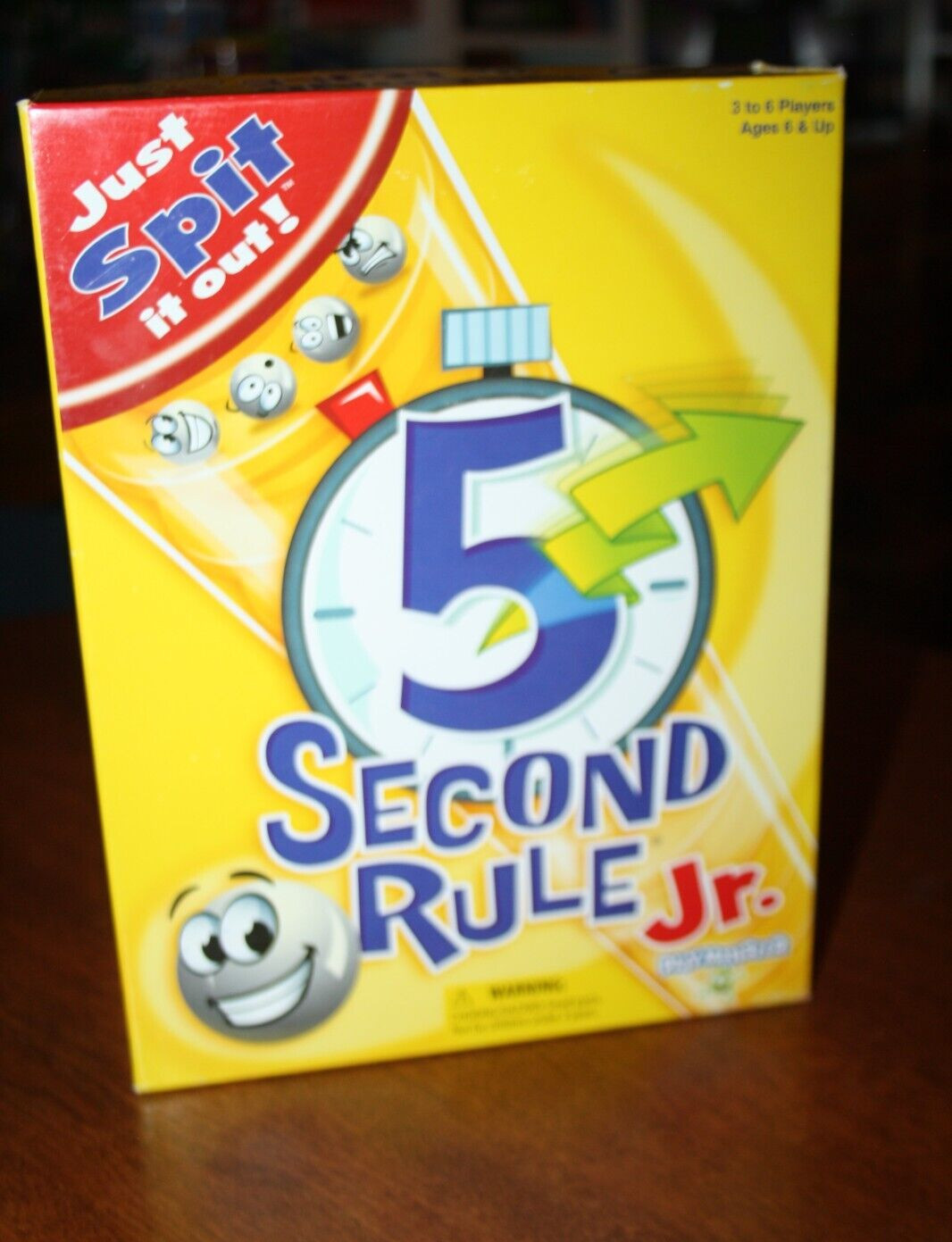 5 Second Rule JR. Board Game – Just Spit It Out! Ages 5 and Up -PlayMonster 2016