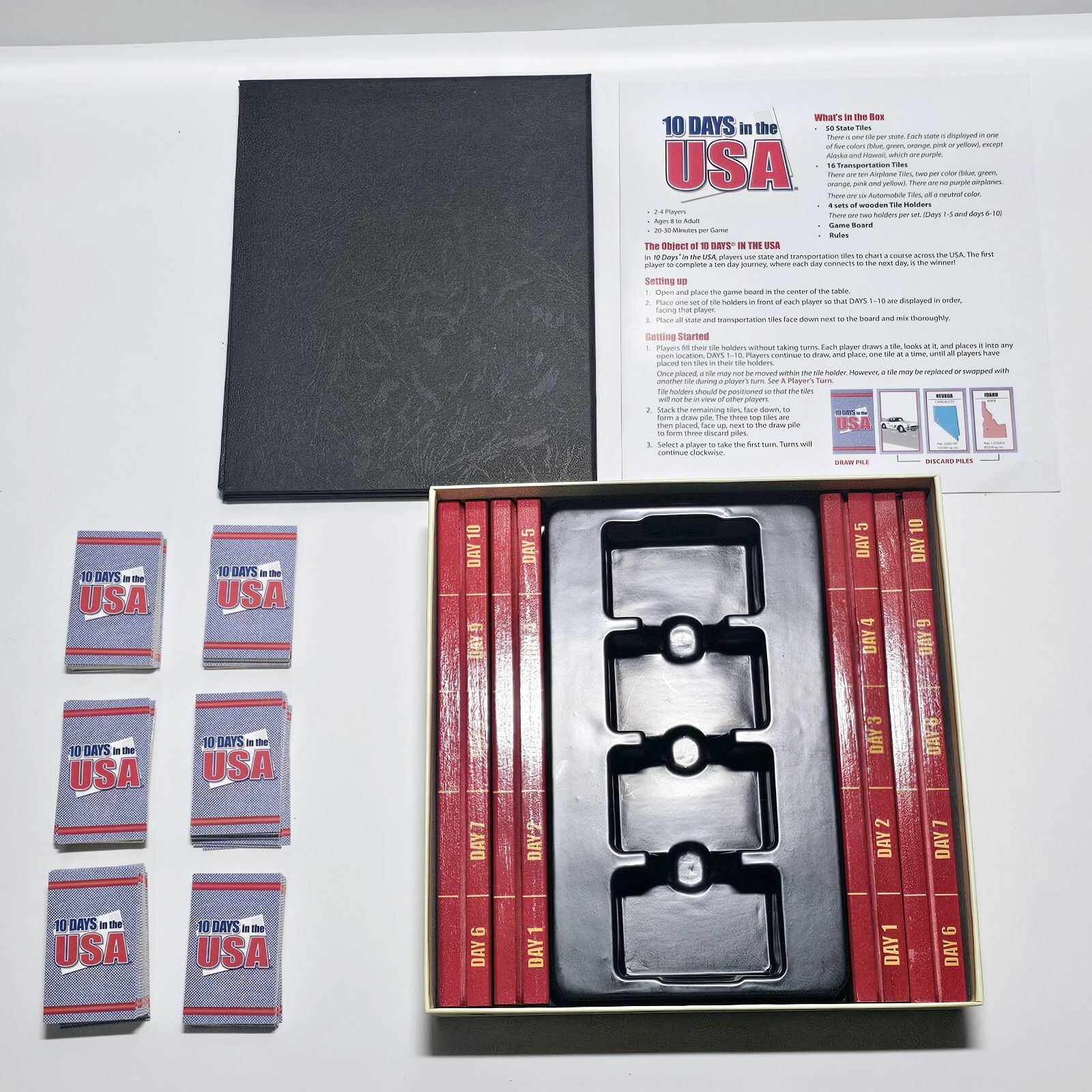 10 Days in the USA Out of Box The Box Games Complete Excellent Condition