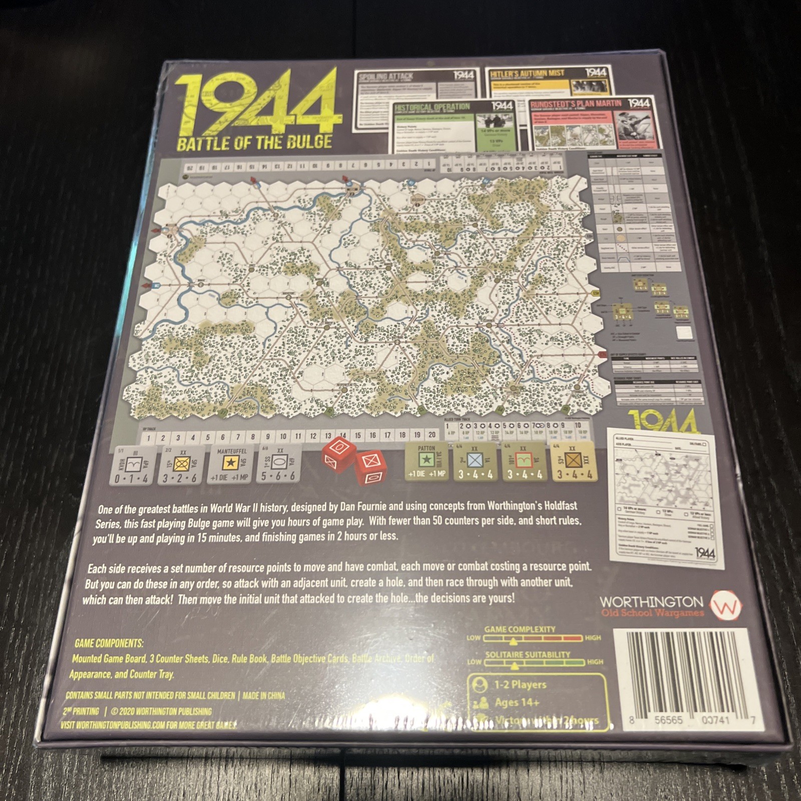 Worthington Games Battle of the Bulge 1944 Brand New