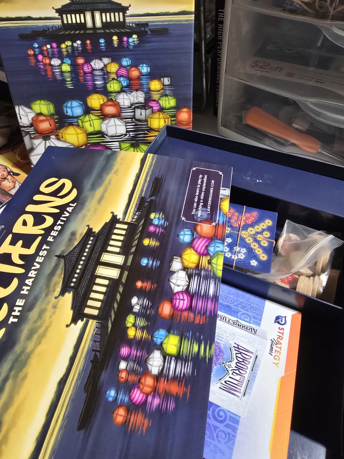 Lanterns: The Harvest Festival Board Game Renegade Games 100% COMPLETE