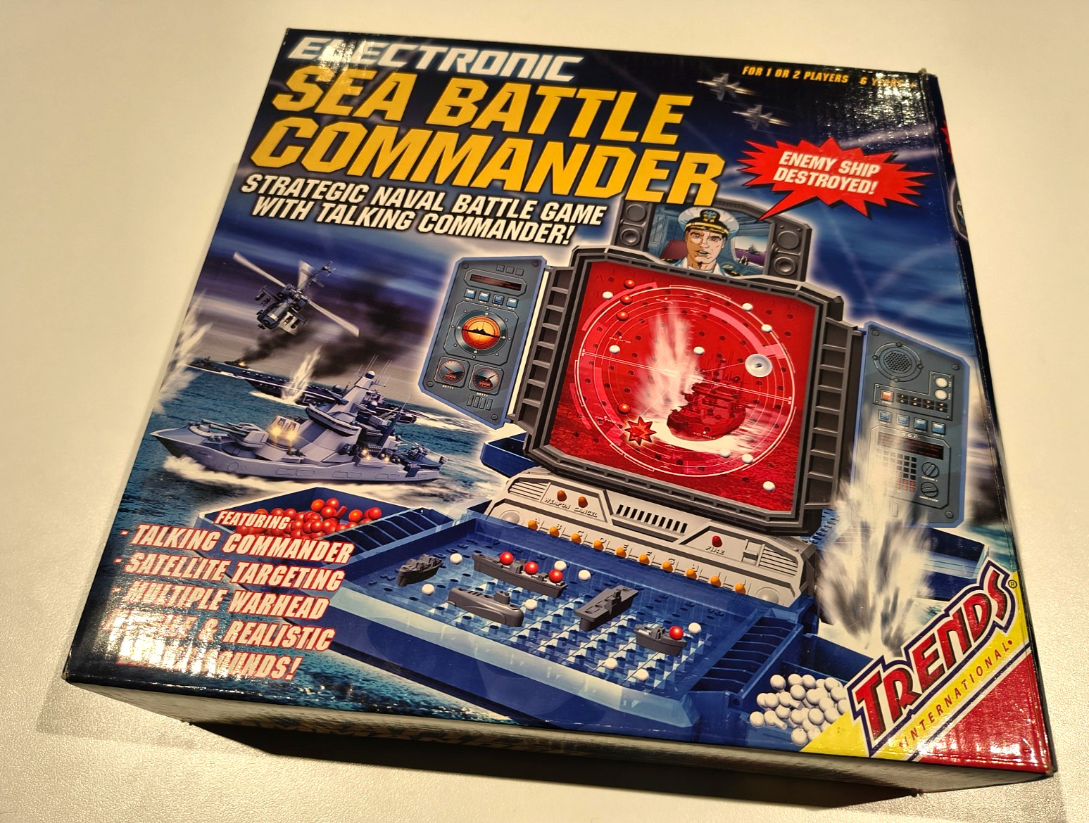 Electronic Sea Battle Commander Game – Strategic Naval Battle Game – WORKING