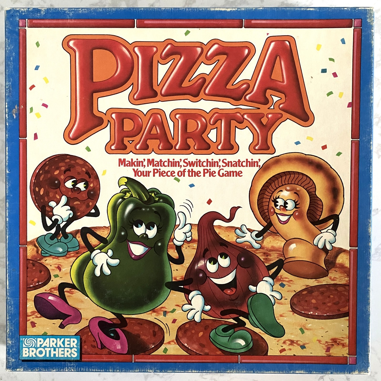 Vintage Pizza Party Board Game – Parker Brothers 1987 Complete