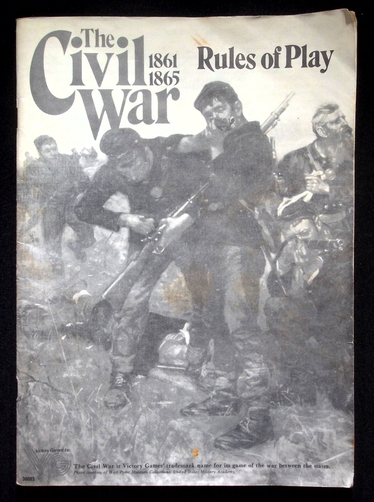 THE CIVIL WAR 1861-1865 by Victory Games::Open Box::©1983