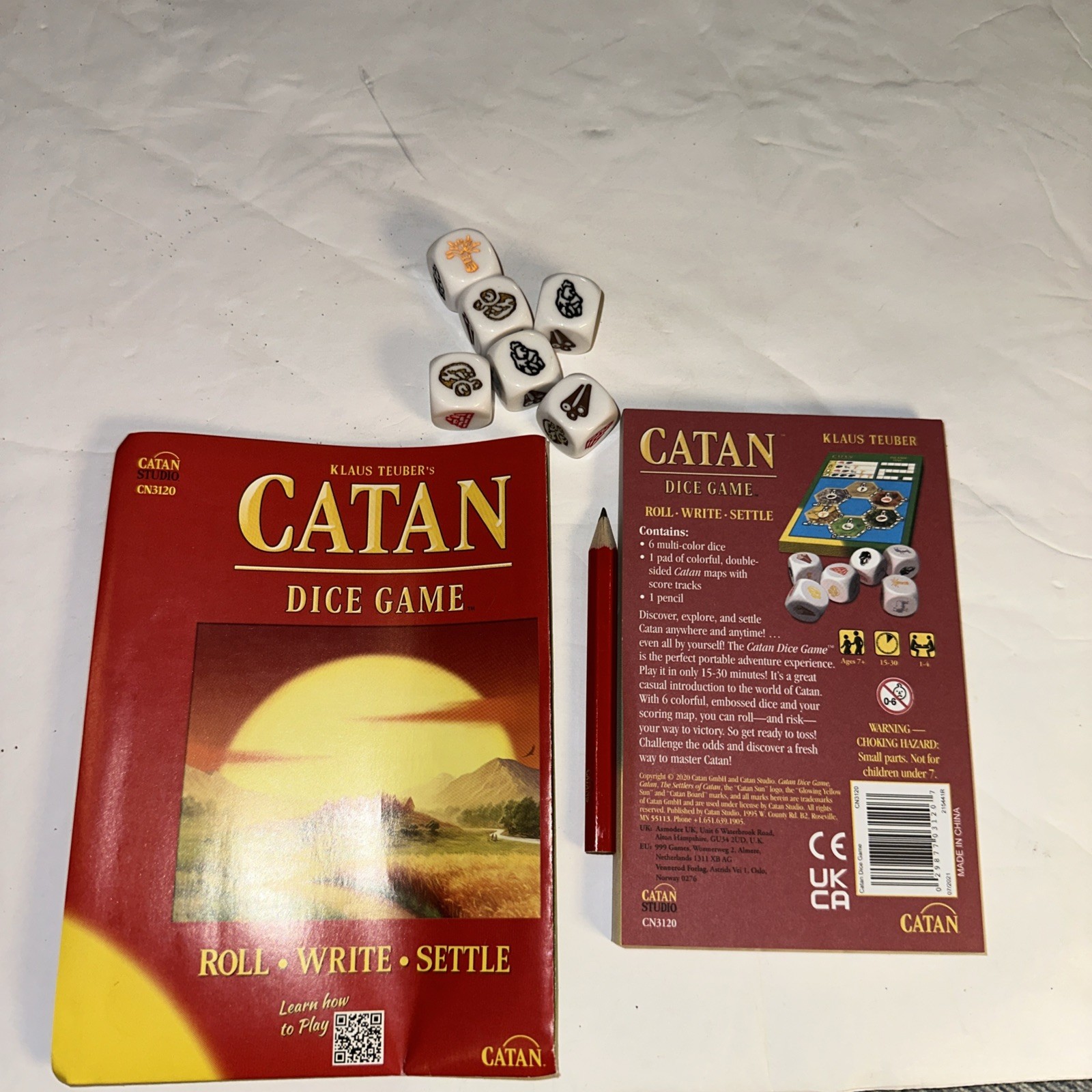 Catan Dice Game By Klaus Teuber’s 3120 Brand New Sealed Settlers Of Catan