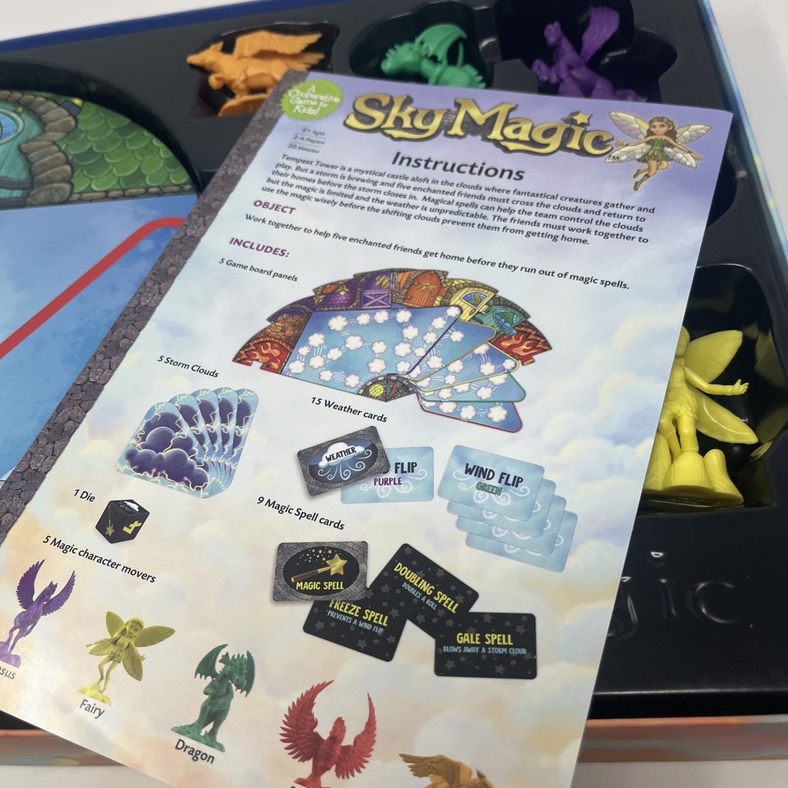 Sky Magic cooperative board game by Peaceable Kingdom (100% Complete!)