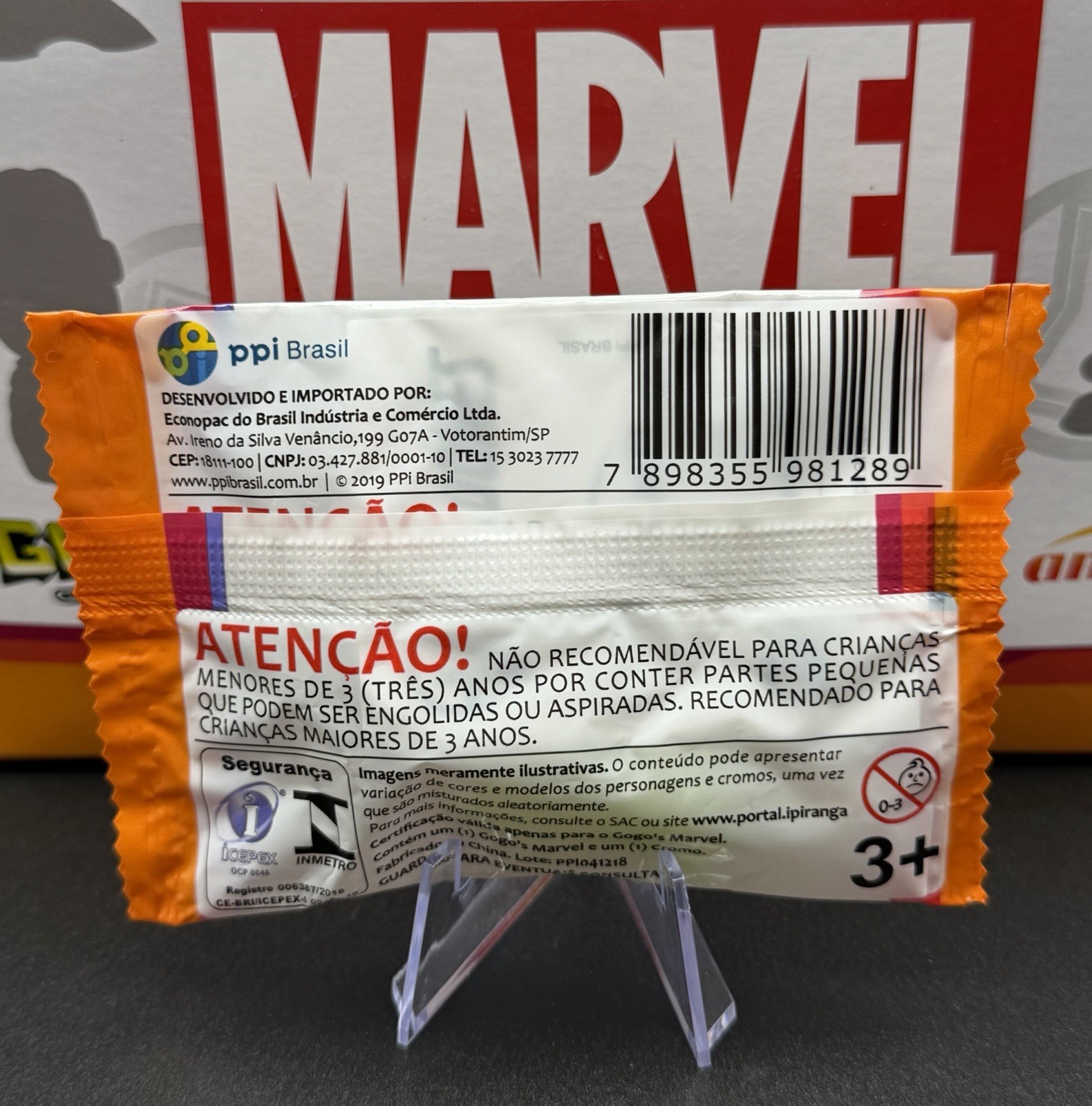 2019 GoGo’s Marvel Brazil Sealed Pack Exclusive Crazy Bones