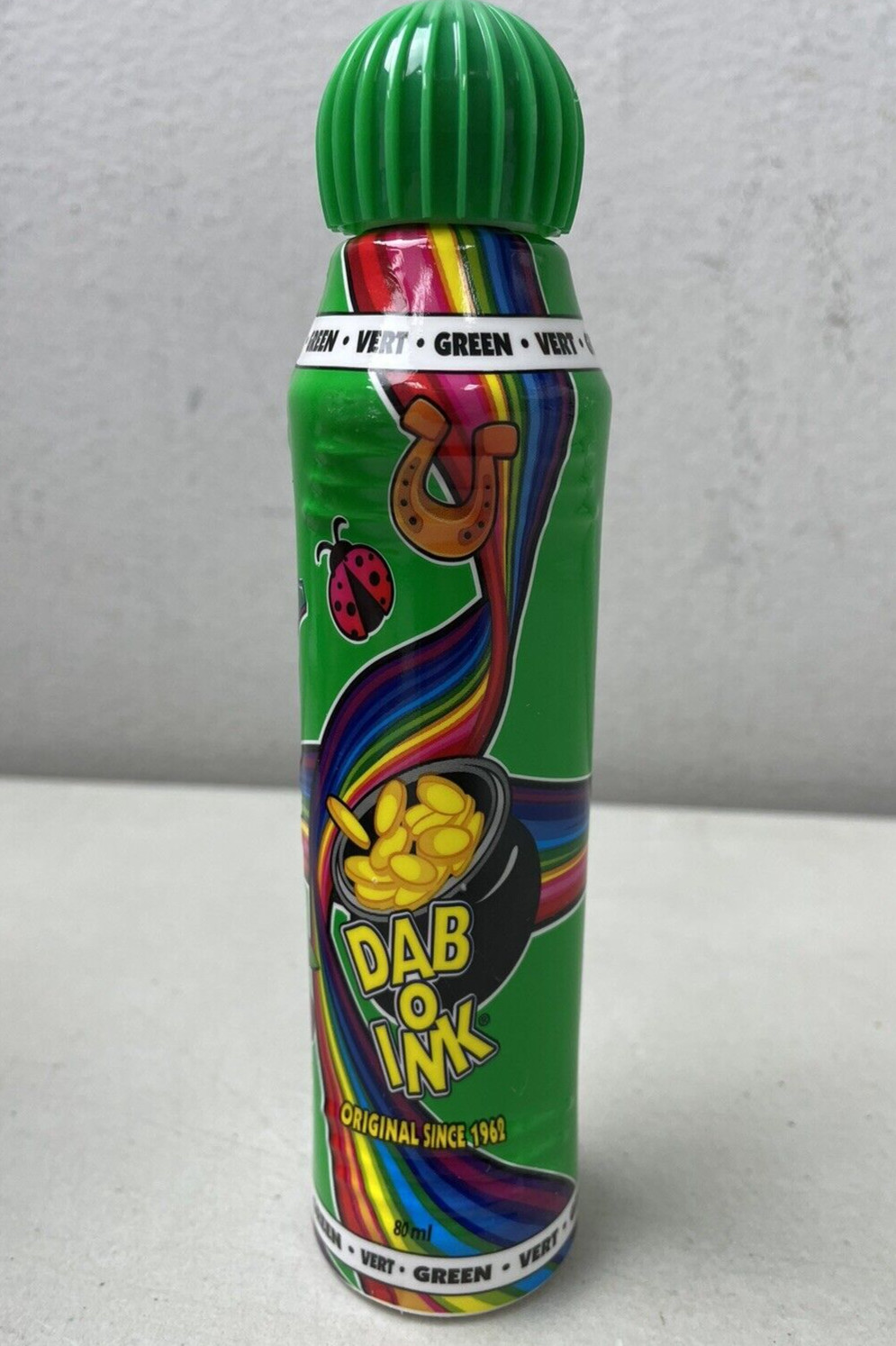Dab-O-Ink 3 Ounce Bingo Markers Set of 6 Daubers Assorted Colors As Listed New
