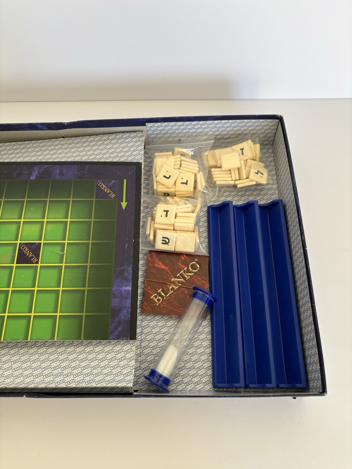Blanko Hebrew edition word game Israel Game in HEBREW Preowned