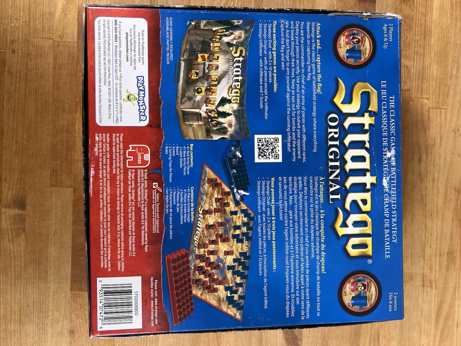 Stratego Original 3 Game Variations Patch Royal Jumbo 2016, 100% Complete