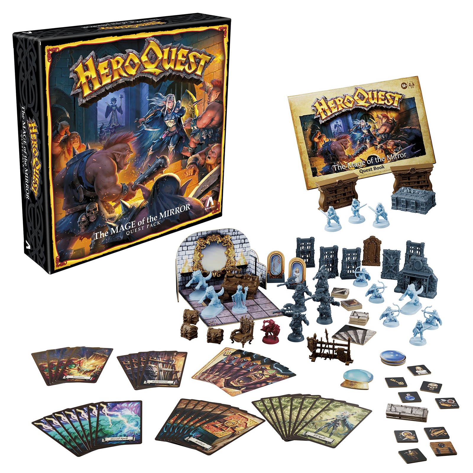 Heroquest The Mage of Mirror Quest Pack, Roleplaying Game Medium, Orange