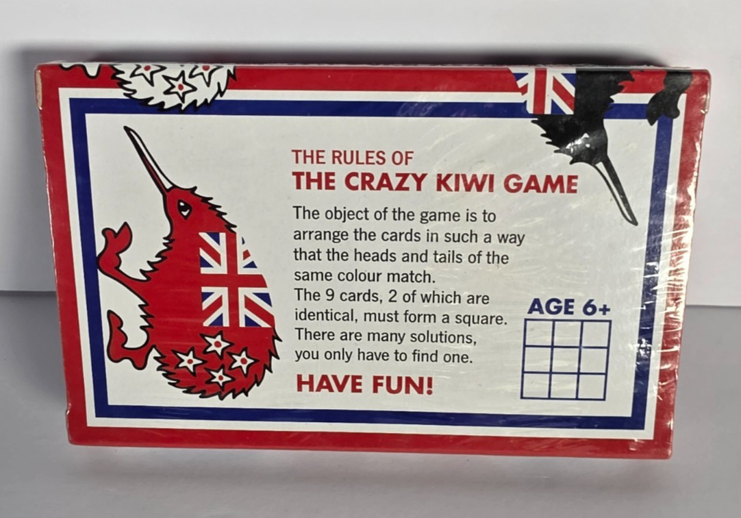NEW Sealed The Crazy Kiwi Game by Derek of New Zealand (CK283)