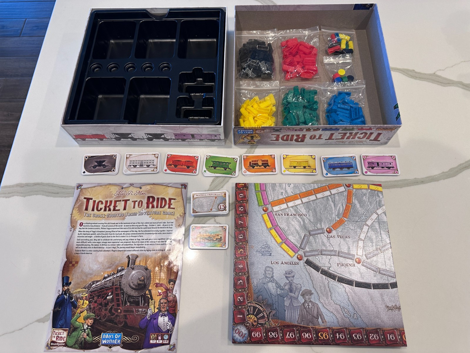 Days of Wonder Ticket To Ride Train Adventure Game – 2024 version