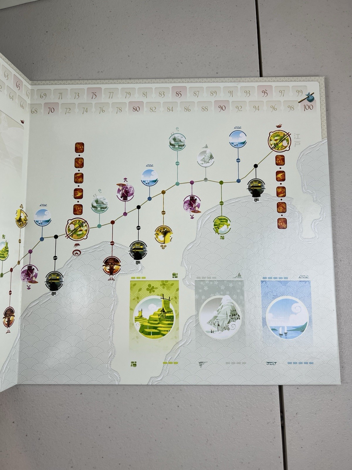 Tokaido Board Game Fun Forge 2012 COMPLETE Excellent