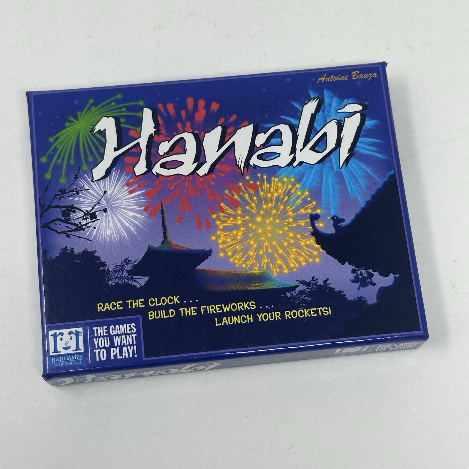 Hanabi 2017 Fireworks Card Game Antoine Banza R&R Games Unused & Complete