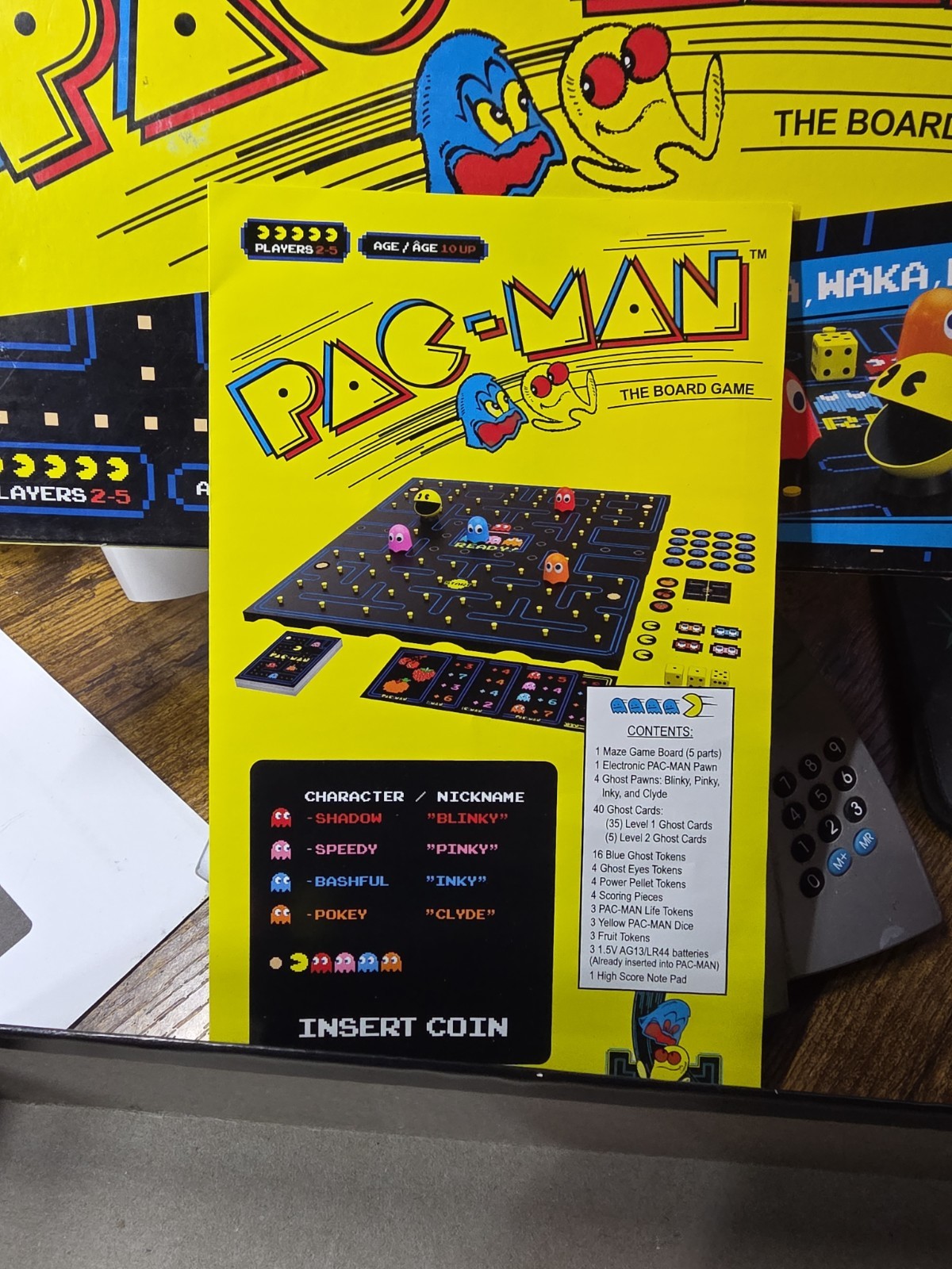 Pac-Man The Board Game – Buffalo Games – Electronics Tested – Works – Complete