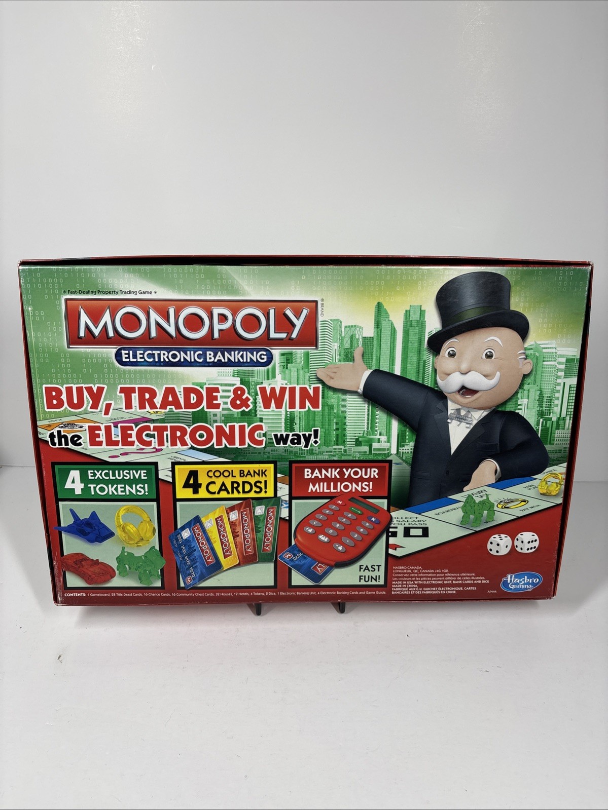 Monopoly Electronic Banking COMPLETE UNIT WORKS Hasbro 2013 Bank Cards
