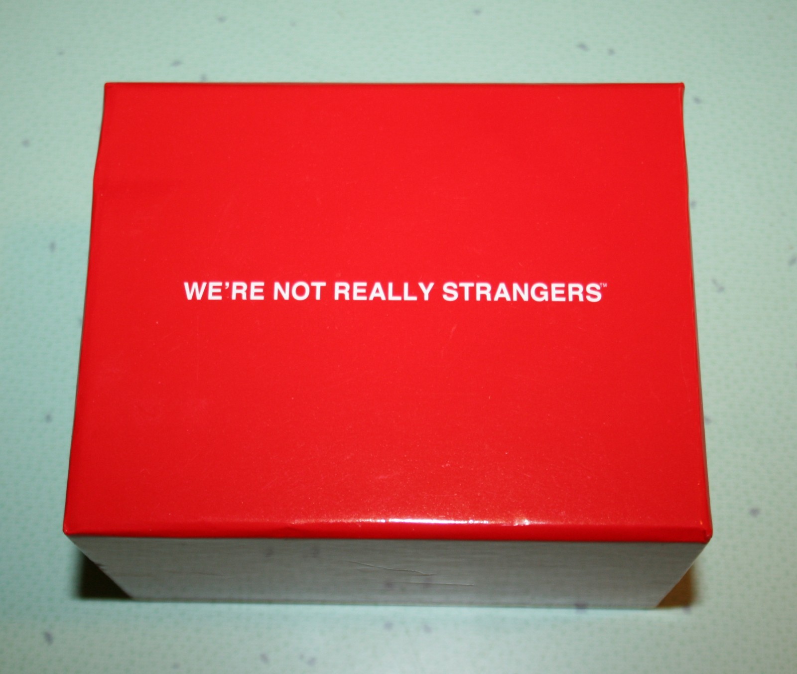We Are Not Really Strangers Relationship Card Game Core Edition Open Box Unused