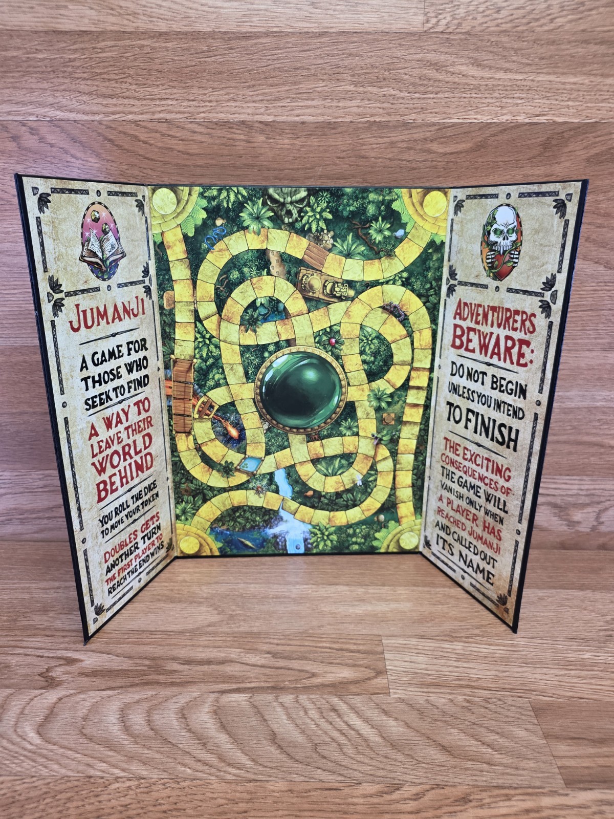 Jumanji The Game Classic Adventure Board Game Spin Master Games 2021 Board ONLY
