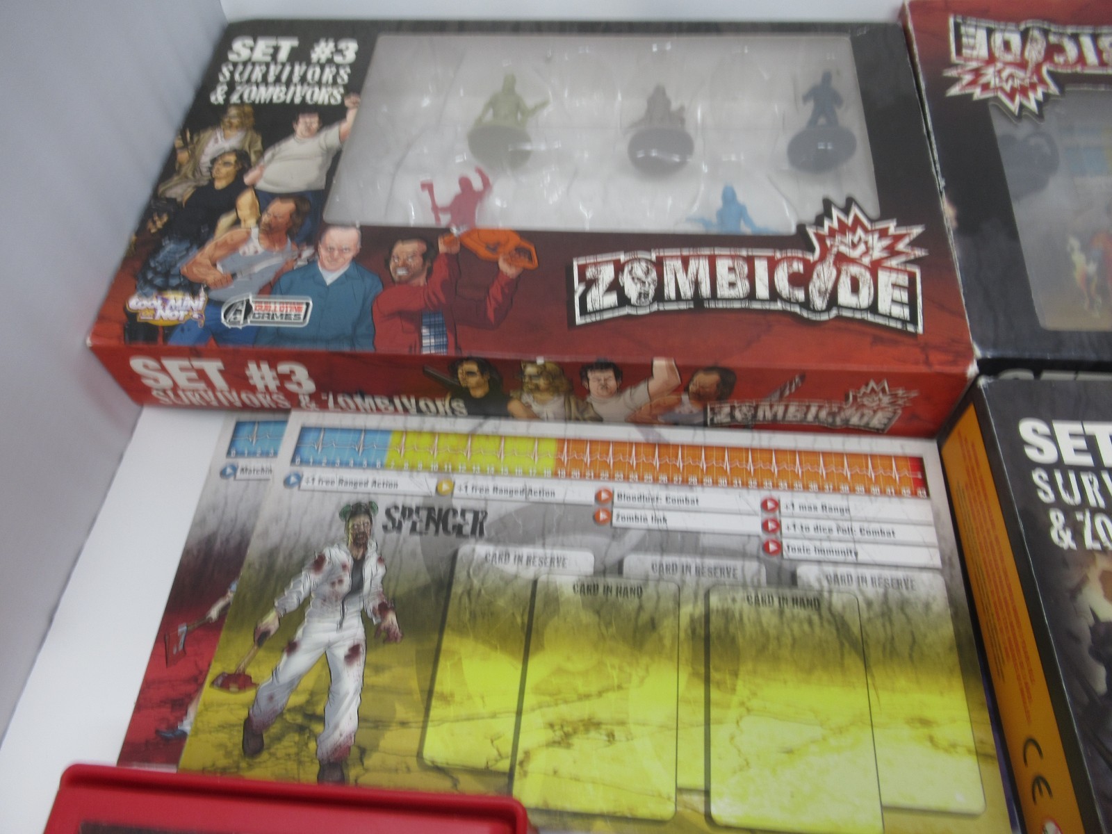 Zombicide Huge Lot of Incomplete Sets Lots of Miniatures Cards Bundle Collection