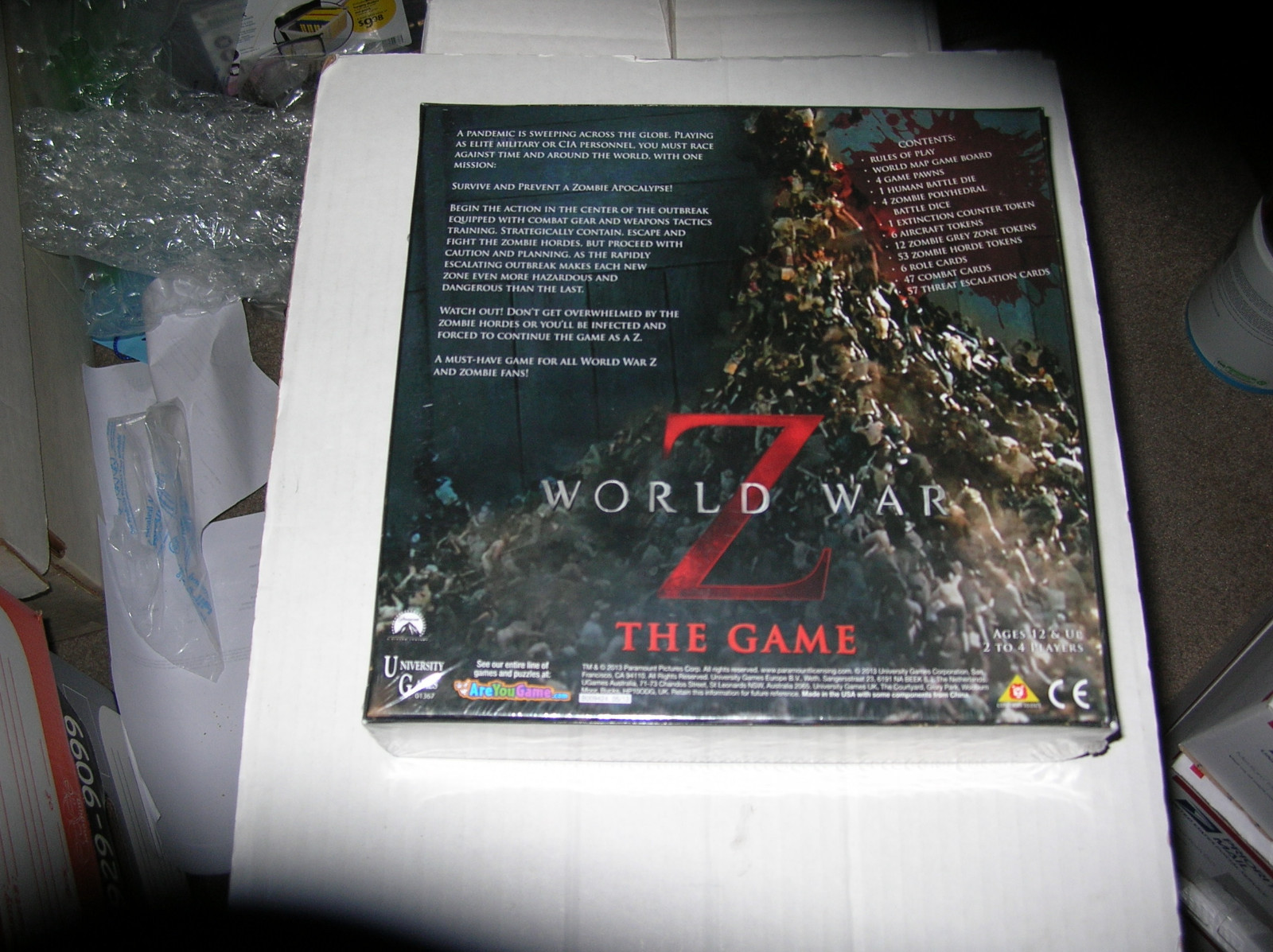 World War Z The Game NEW Board Game