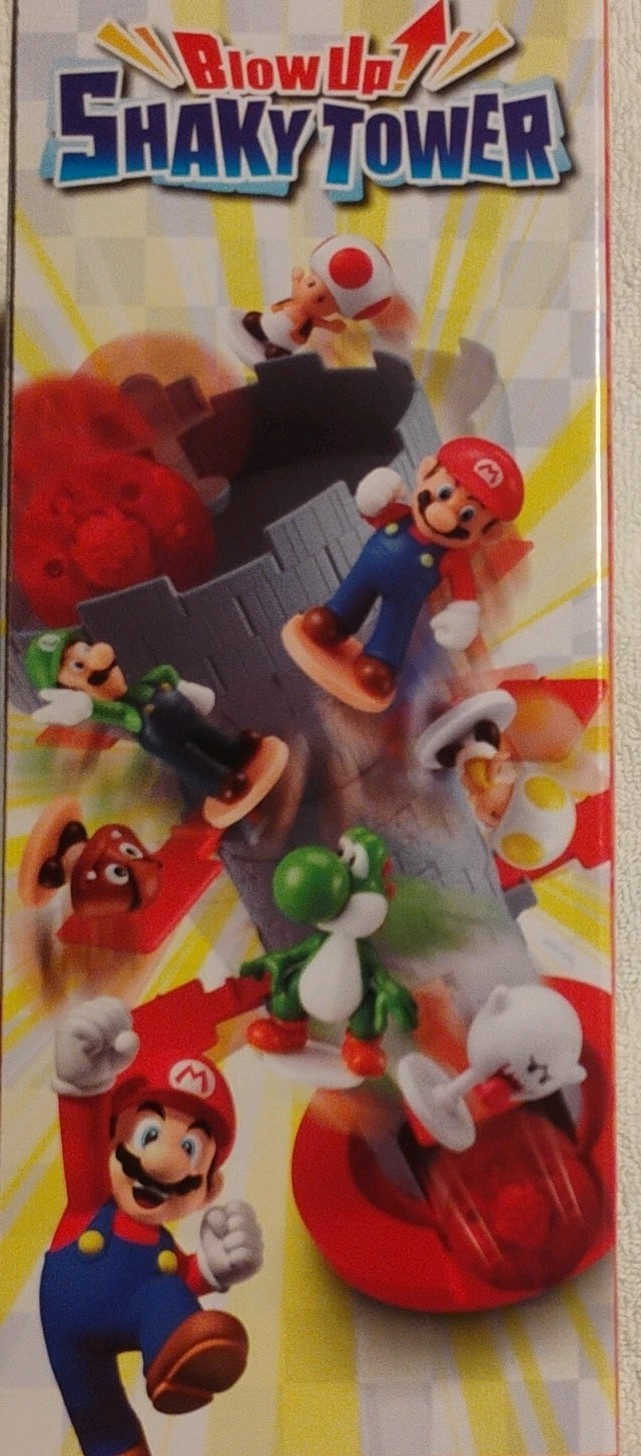 Epoch Games Blow Up! Shaky Tower Super Mario Link System 2 Players Age 4+