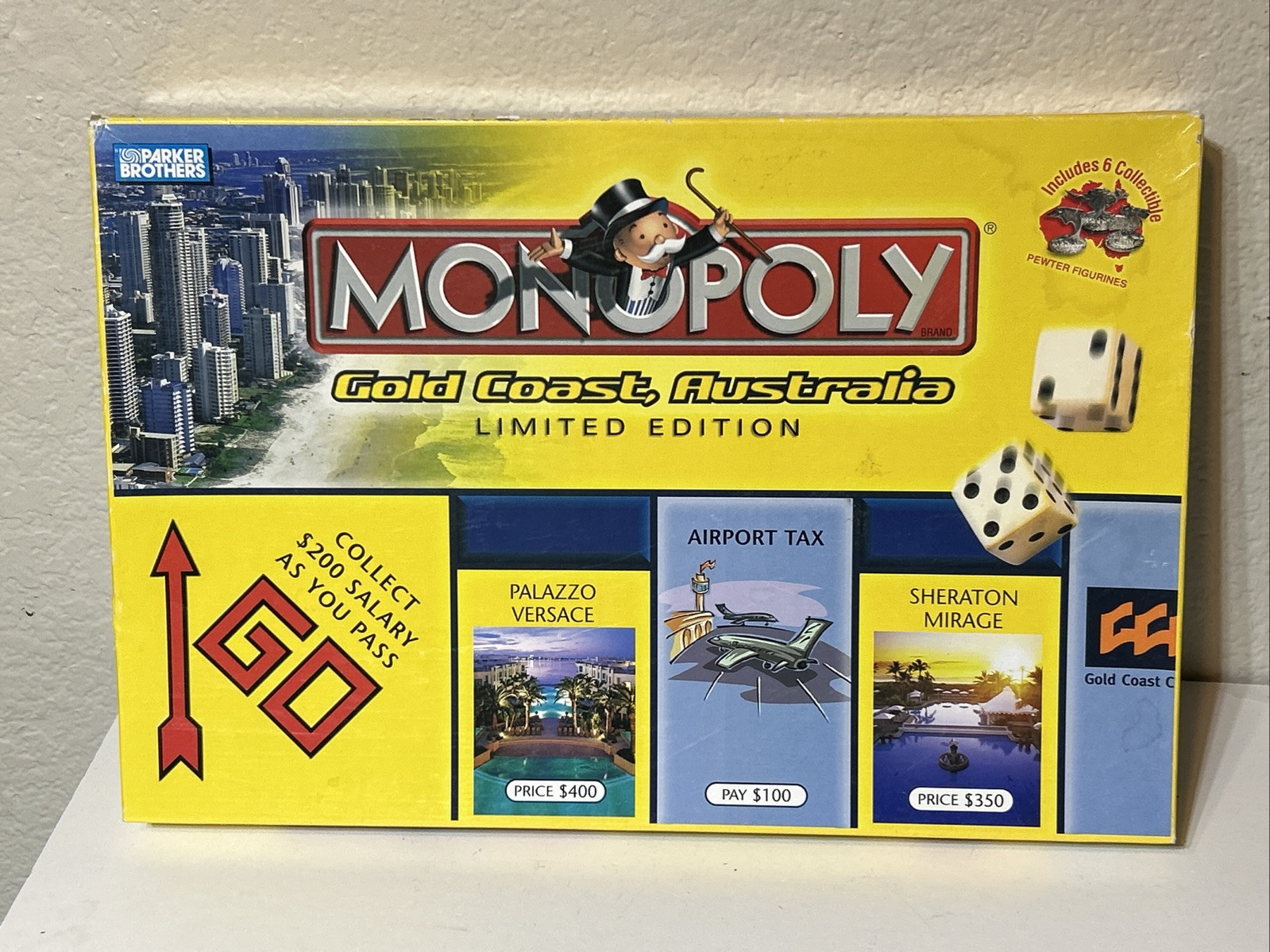 Parker Bro Geographic Monopoly Gold Coast, Australia Limited Edition Complete D1