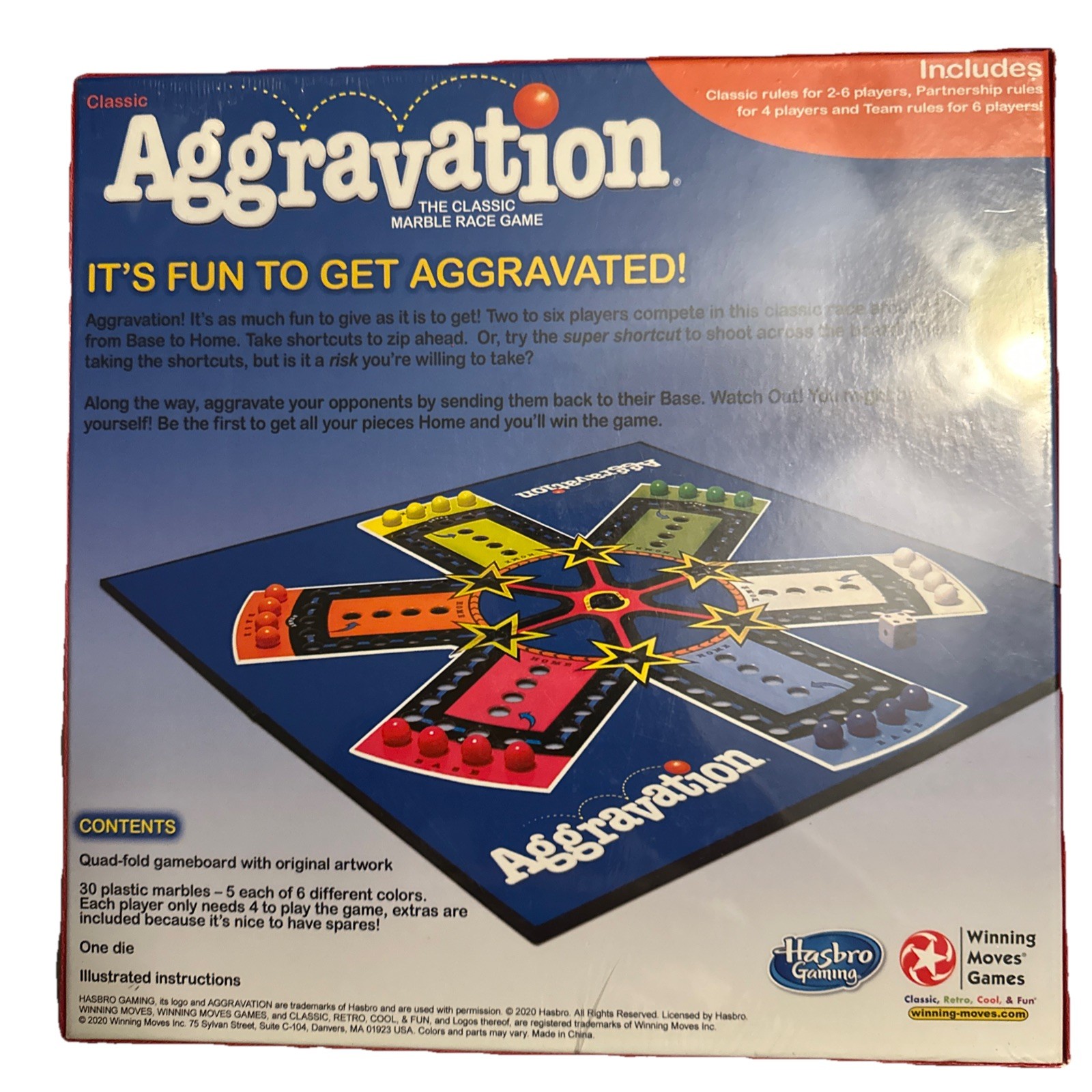 Aggravation Board Game – Family Game Night Kids & Adults Original Retro Classic