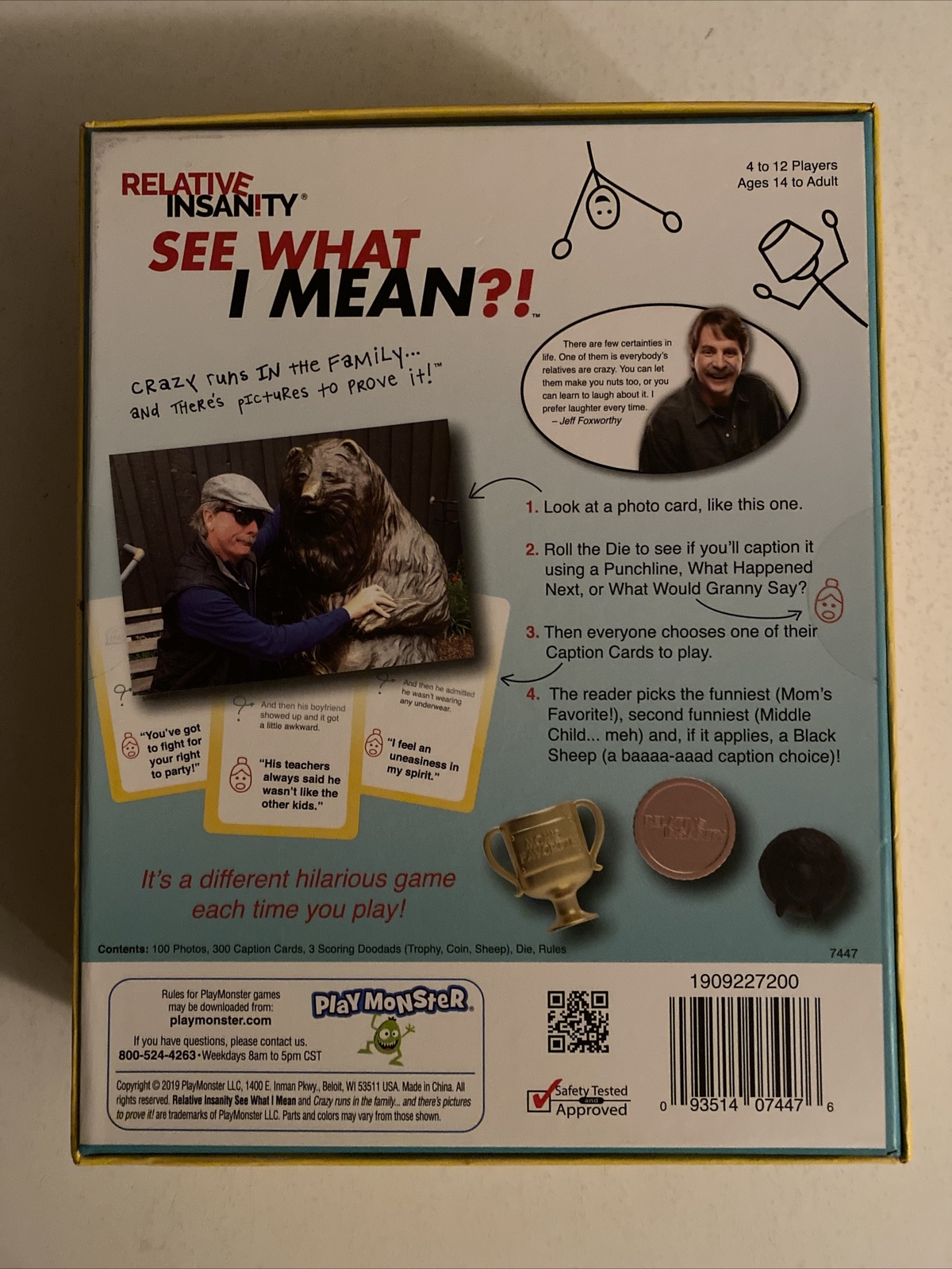 Relative Insanity: See What I Mean?! Party Game BRAND NEW FREE SHIPPING
