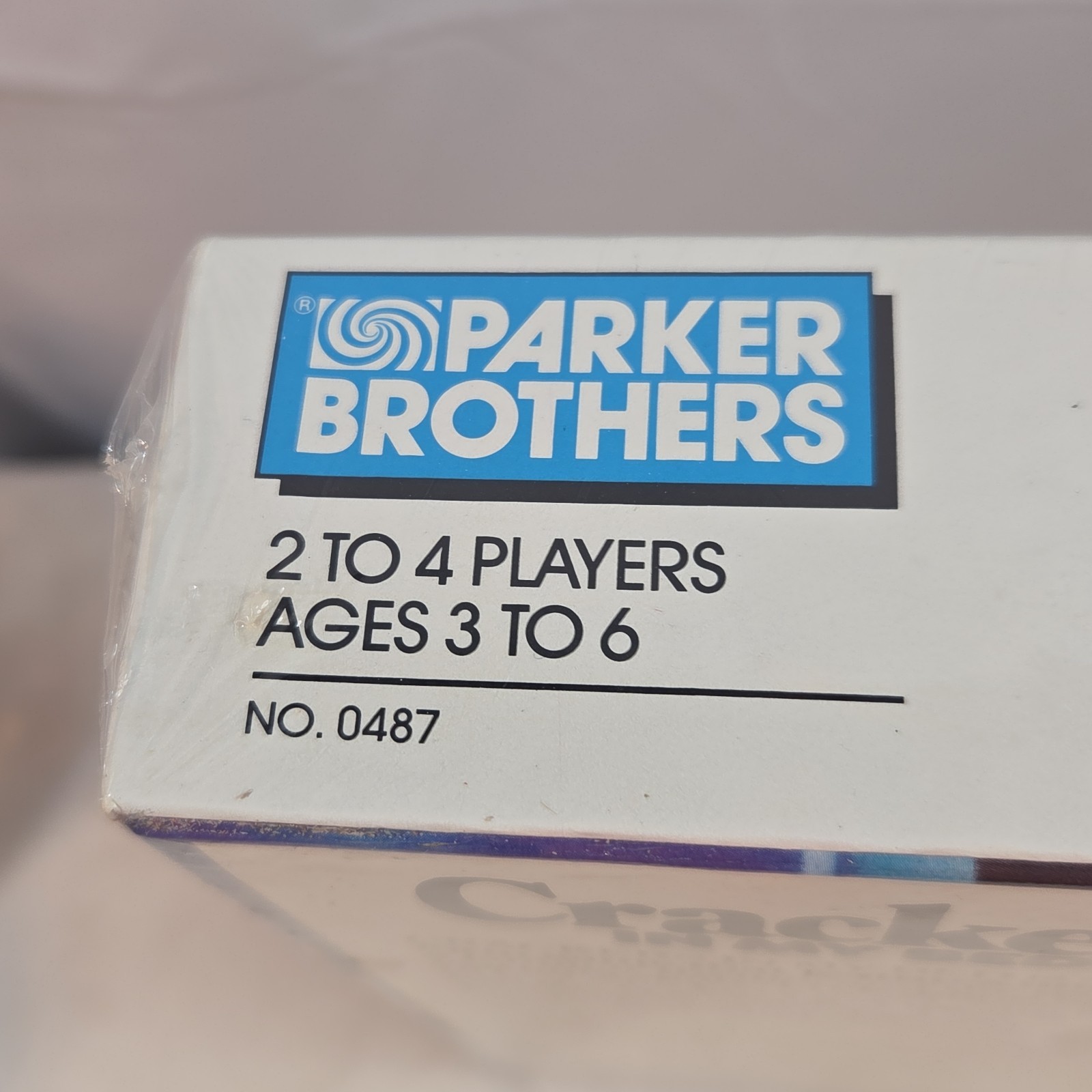 Crackers In My Bed Board Game Parker Brothers Vintage #0487 Sealed, NEW Ages 3-6