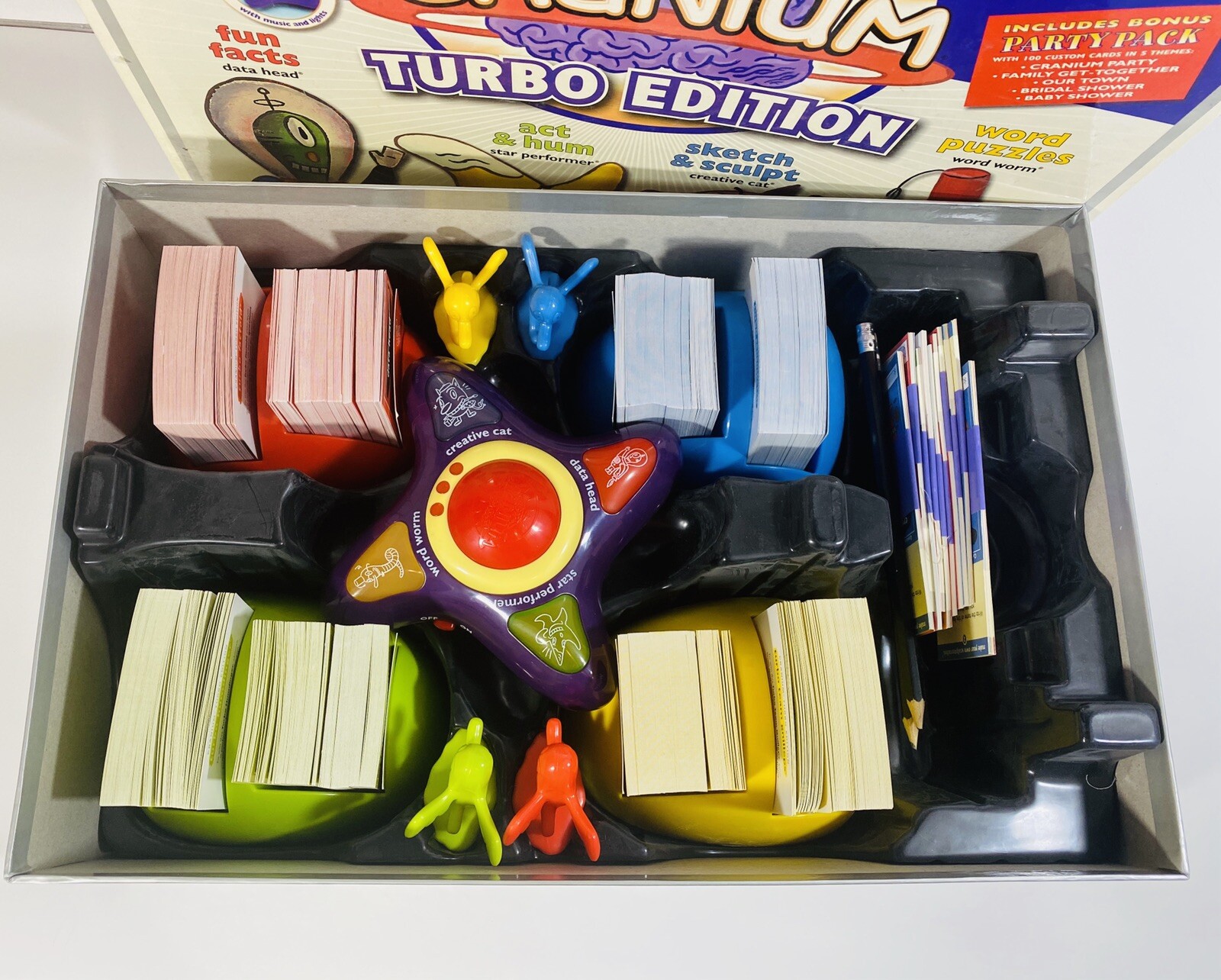 Cranium Turbo Edition Interactive Adult Teen Party Pack Board Game Night