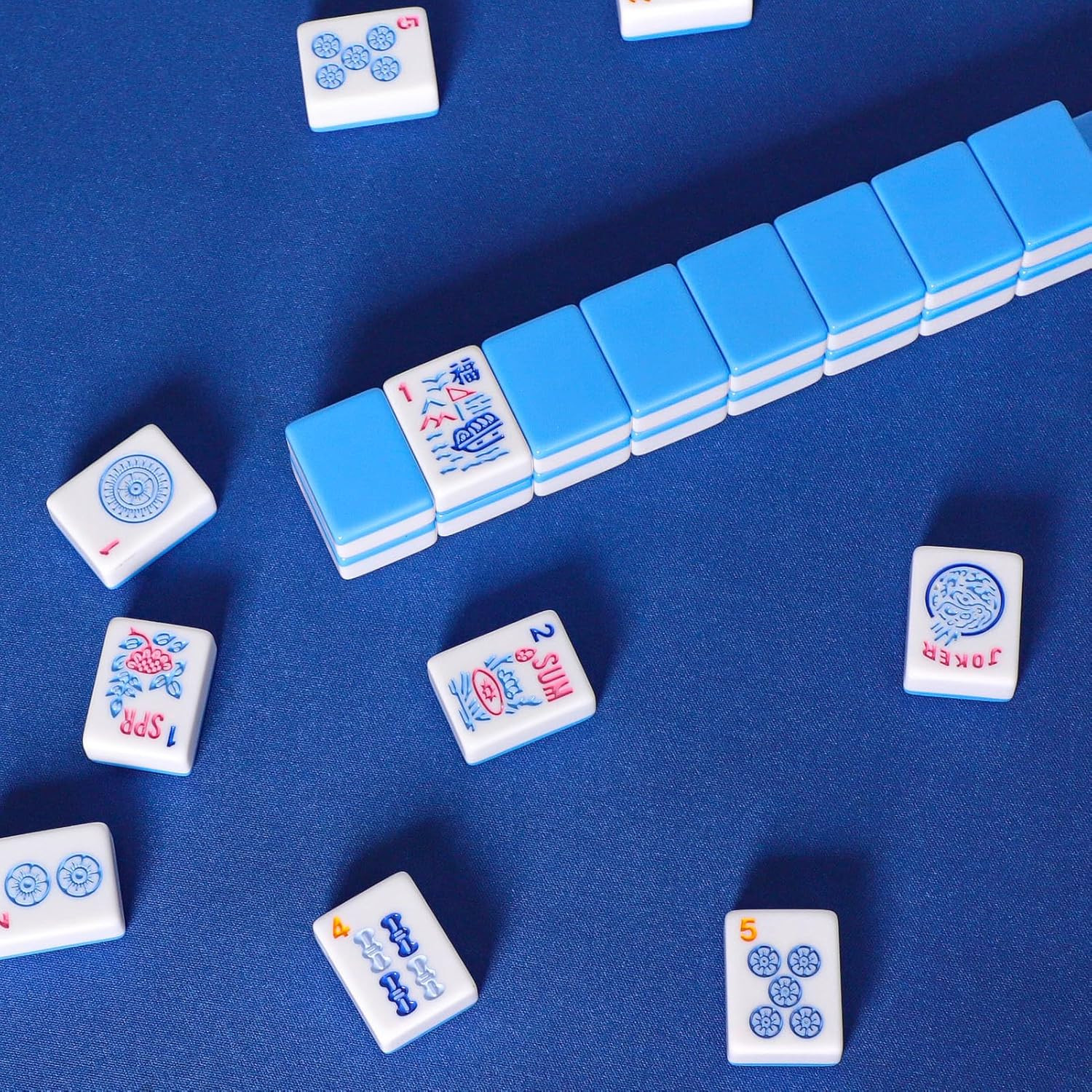 American Mahjong Tiles (1.2”,Tiles Only), 166 Pcs American Mahjong Tile Set with