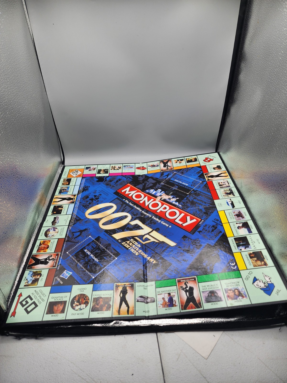 Monopoly 50th Anniversary Edition: James Bond 007 Board Game Complete Rare