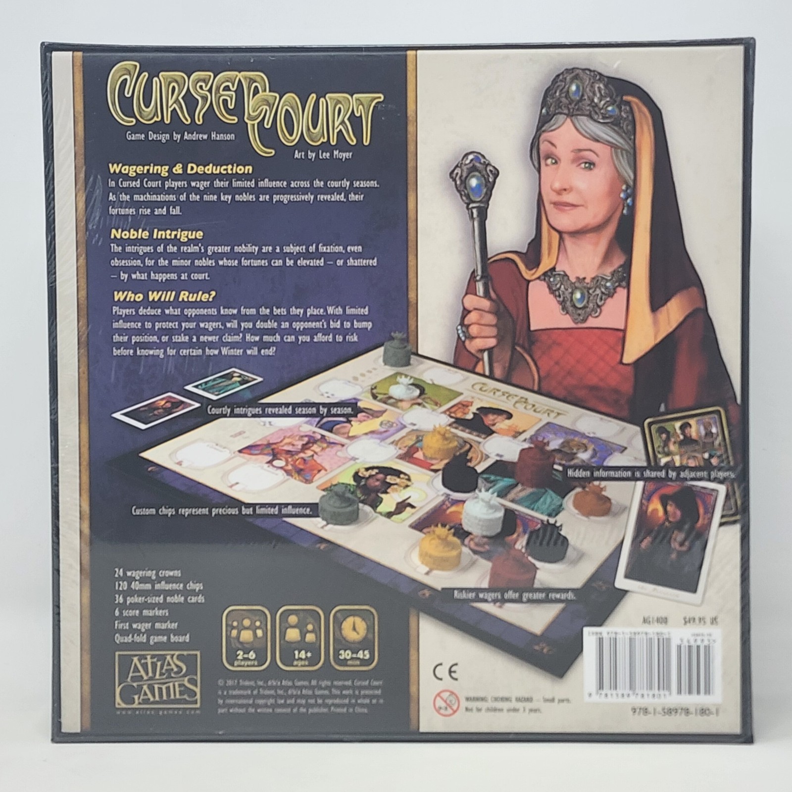 Cursed Court – Atlas Games 2017 AG1400 – Wagering & Deduction – Sealed NEW