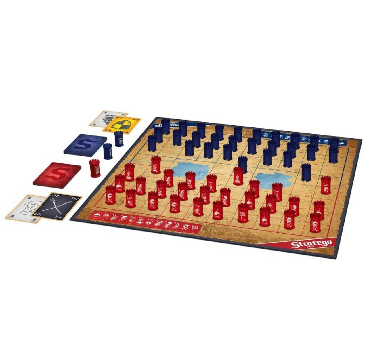 NEW Stratego Classic Board Game War Strategy Game For 2, Two Play Options, 8+ yo