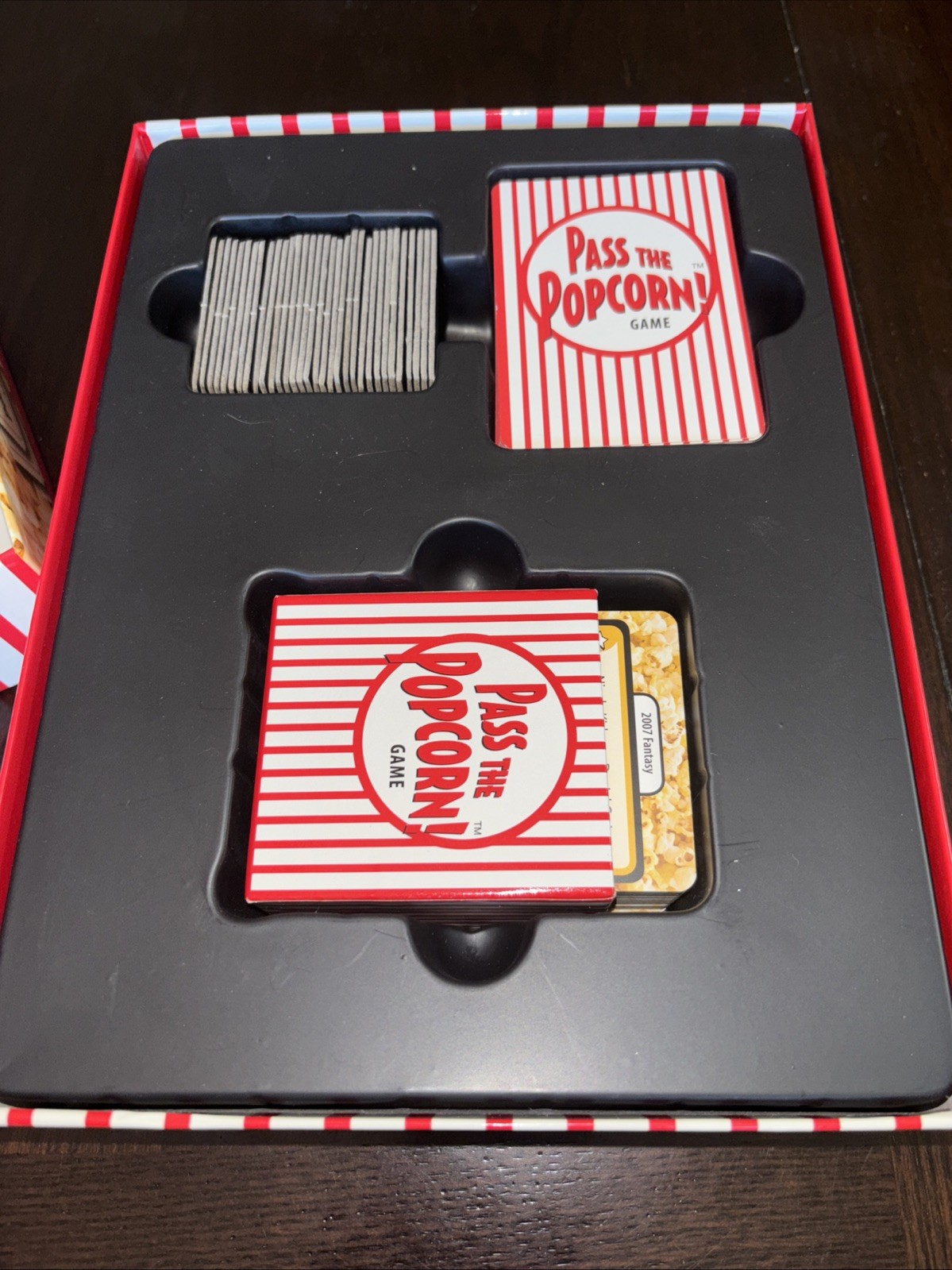 Pass The Popcorn Game Fast Pace Family Movie Trivia Game Complete