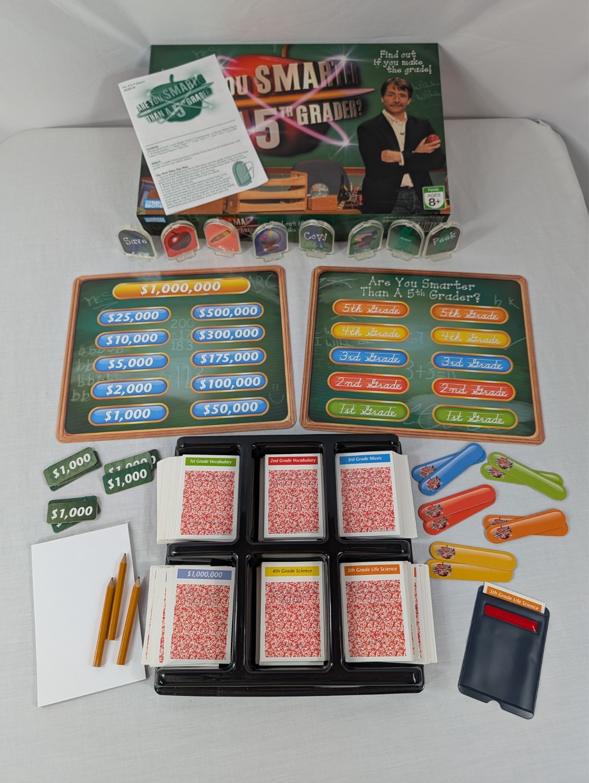 Are You Smarter Than A 5th Grader? Board Game Ages 8+ Pre-Owned 2-4 Players