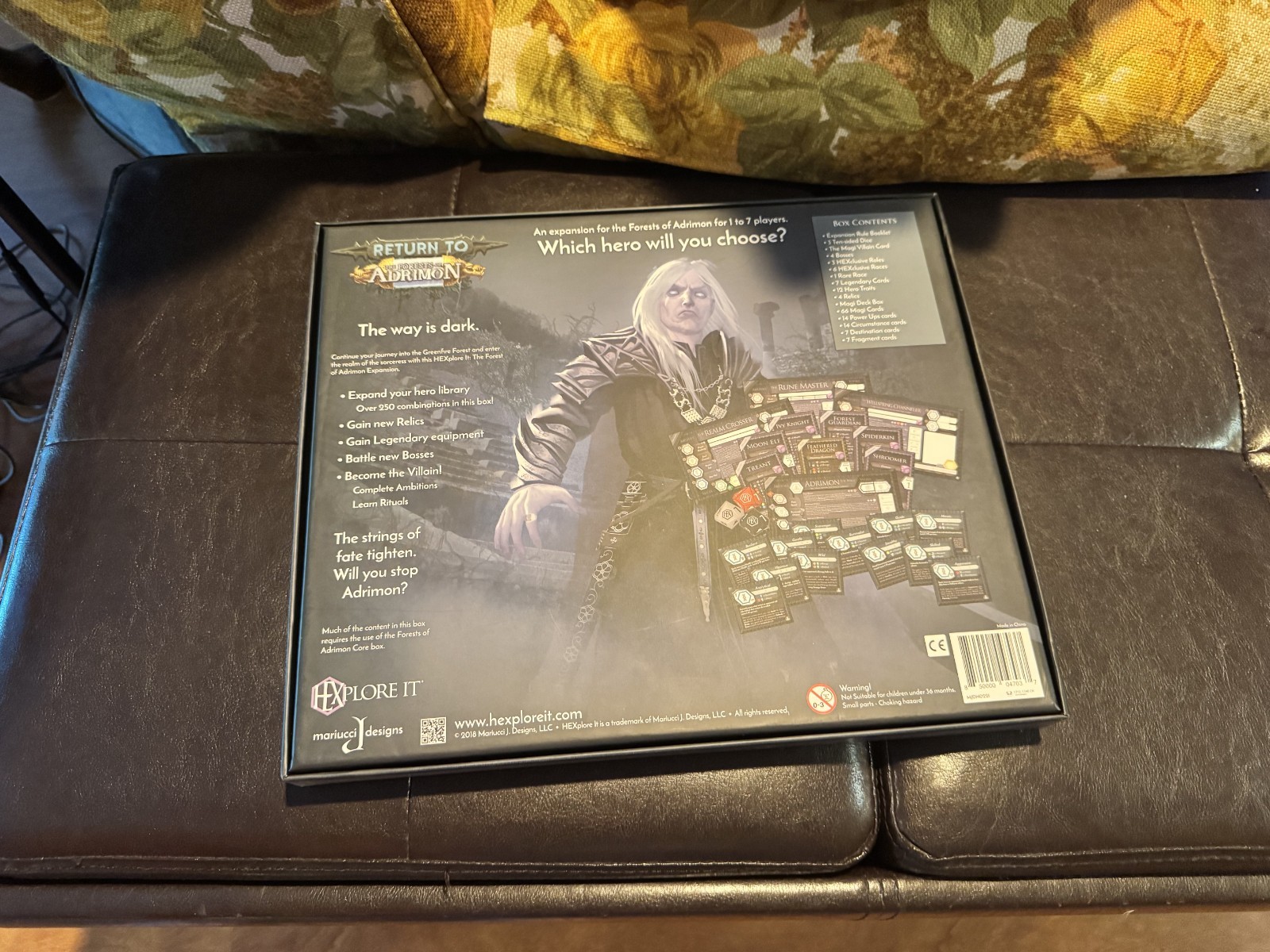 Hexplore It! Forests of Adrimon w/ Return Exp Living Card and Encounter decks