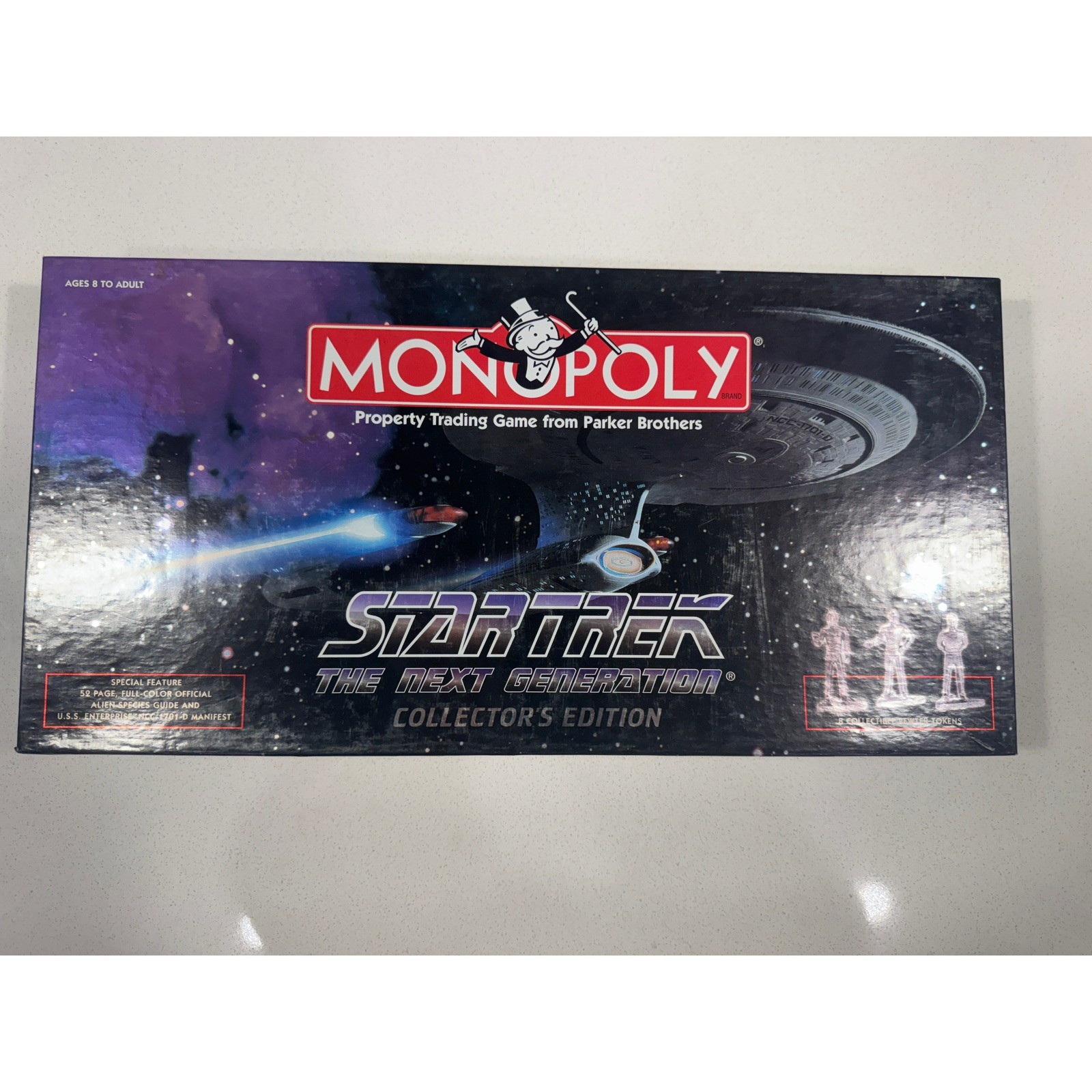 Vintage Star Trek The Next Generation Monopoly Collector’s Edition Board Game
