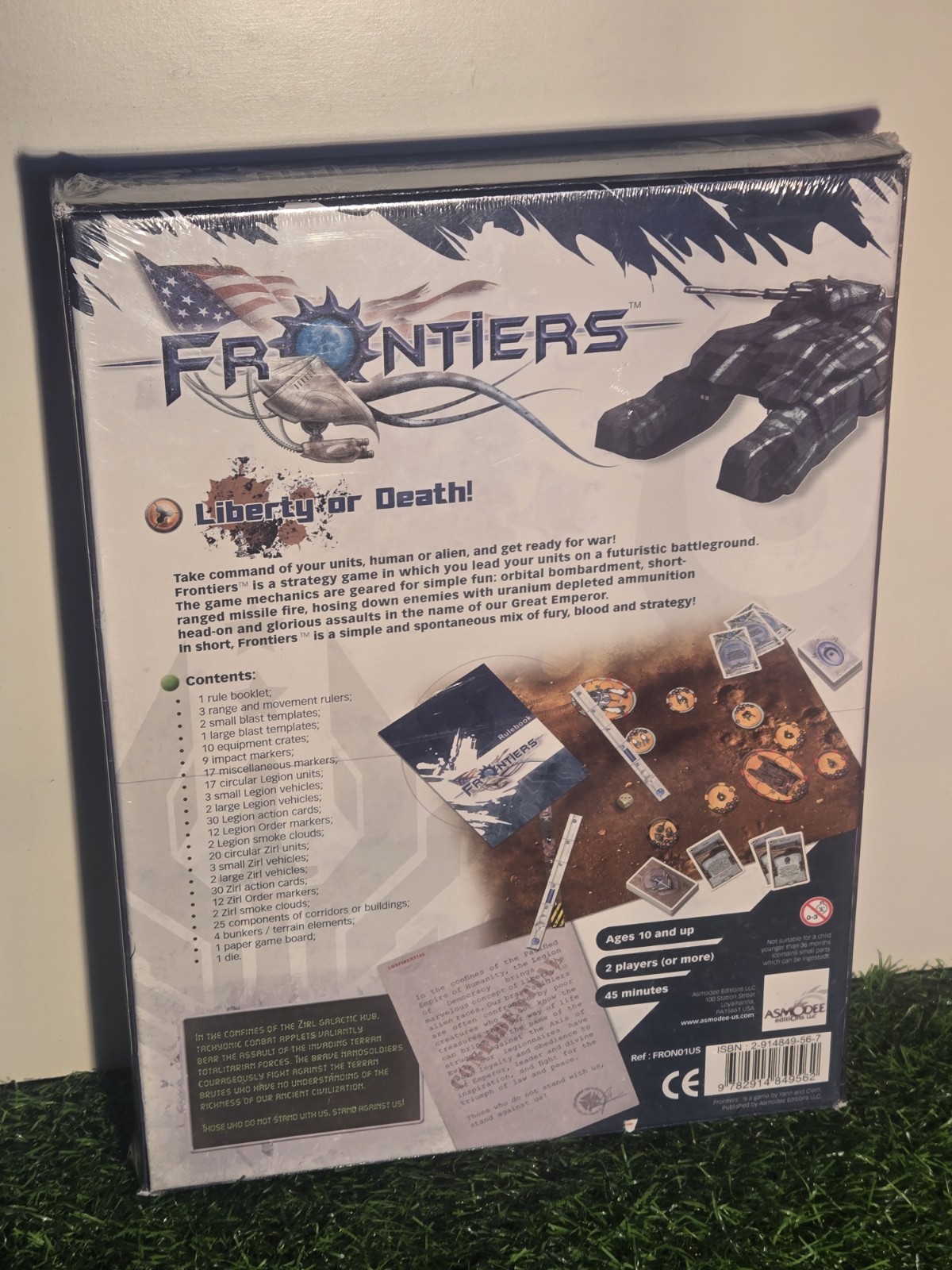 Frontiers Liberty or Death Strategy Board Game – Brand New Sealed – Asmodee